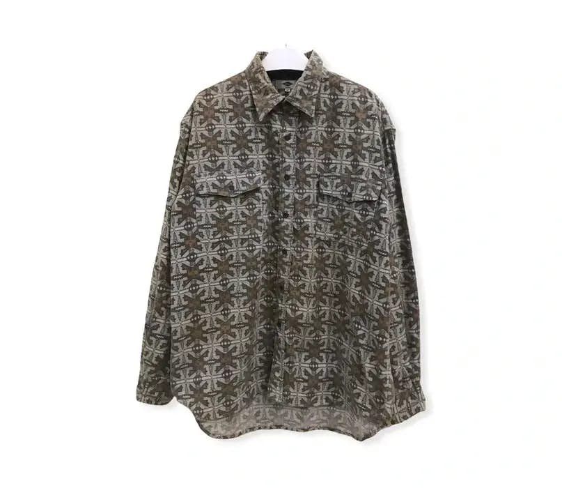 image of Ball Art Fullprint Flannel Shirt, Men's (Size XL)