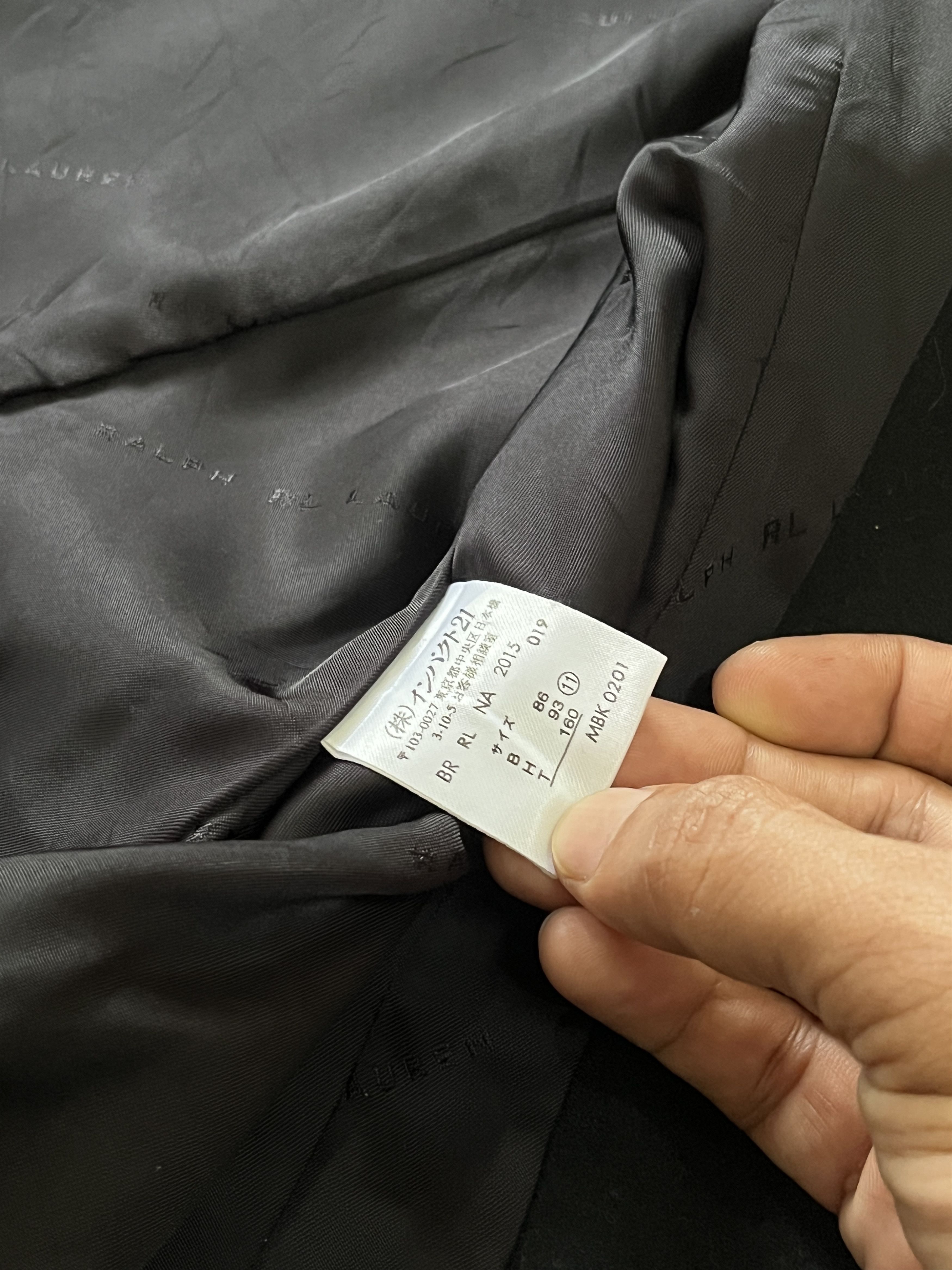 Ralph Lauren Ralph Lauren RL Black Wool Blazer Size M / US 6-8 / IT 42-44 - 12 Thumbnail