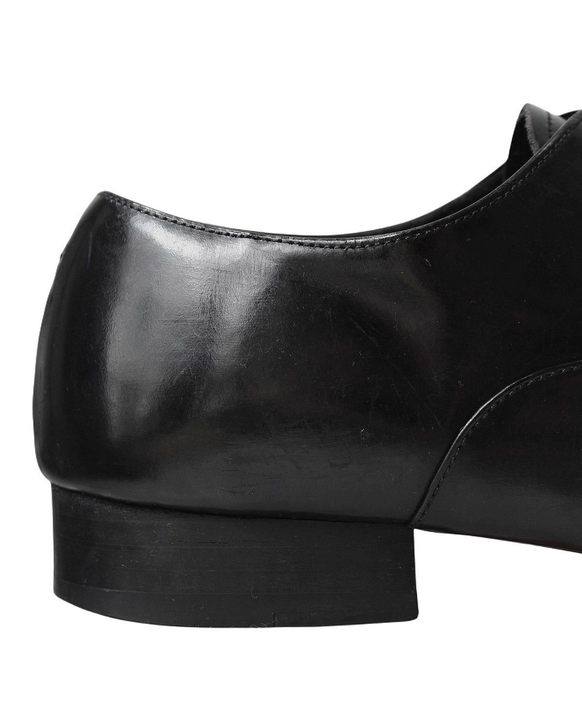 Designer × Japanese Brand CJ HOMME BY 2000 BLACK LEATHER CAPTOE OXFORDS Size US 7 / EU 40 - 5 Thumbnail