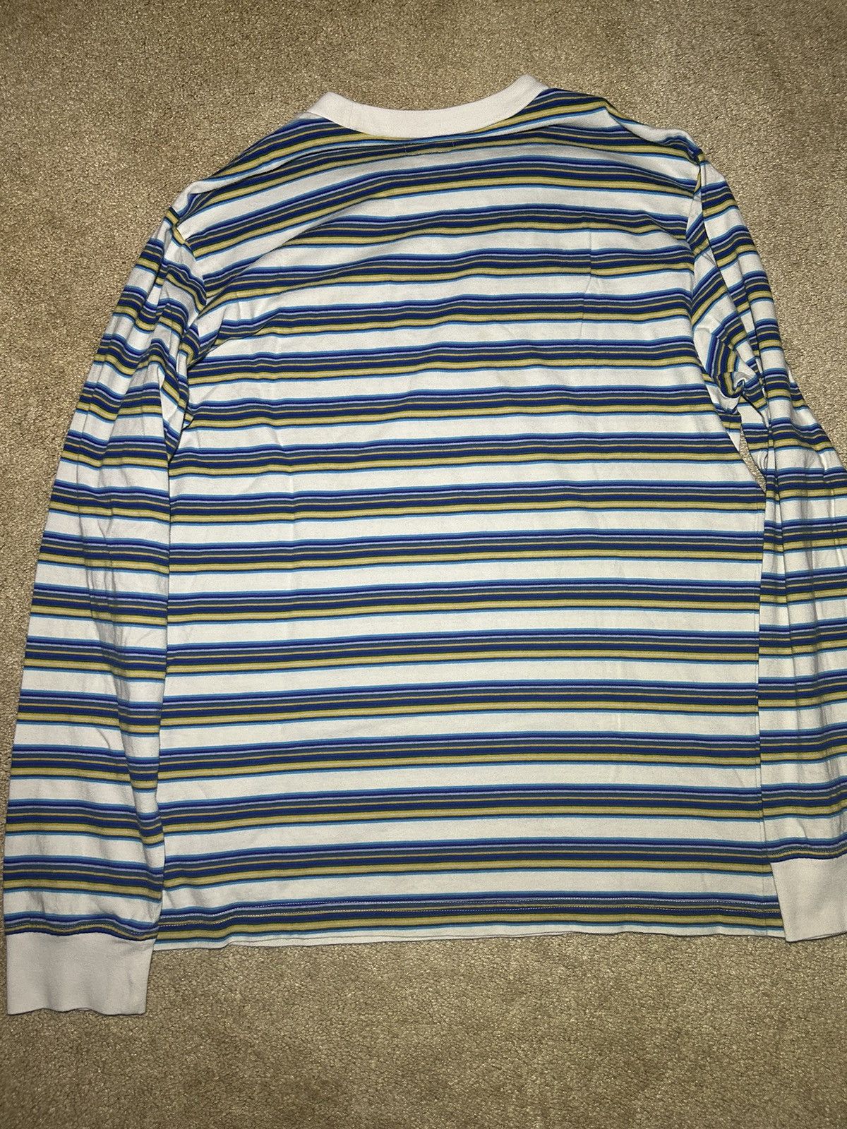 Supreme Supreme Stripes Blue Yellow SS/2018 3M Logo Size Medium Size US M / EU 48-50 / 2 - 4 Thumbnail