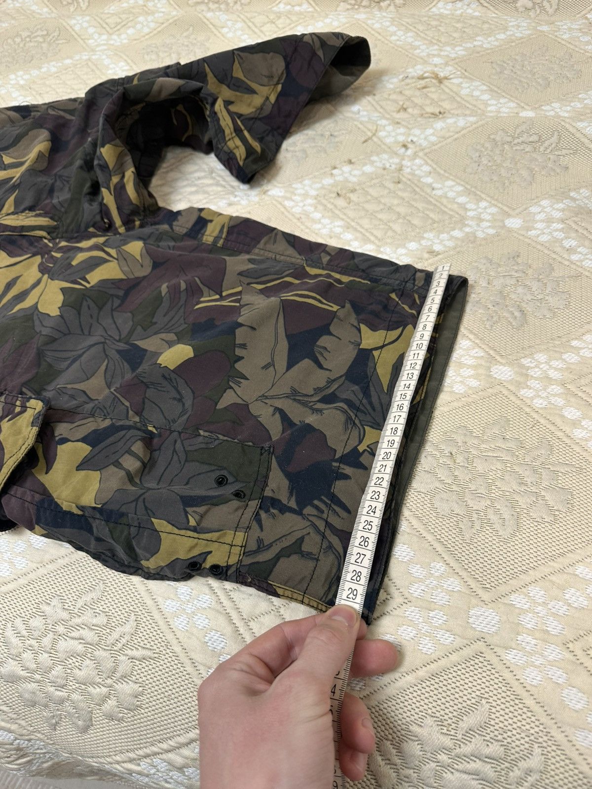 Paul Smith 🔥 Paul Smith Camo Army Cargo Shorts Floral Vintage Swimwear Size US 32 / EU 48 - 11 Thumbnail