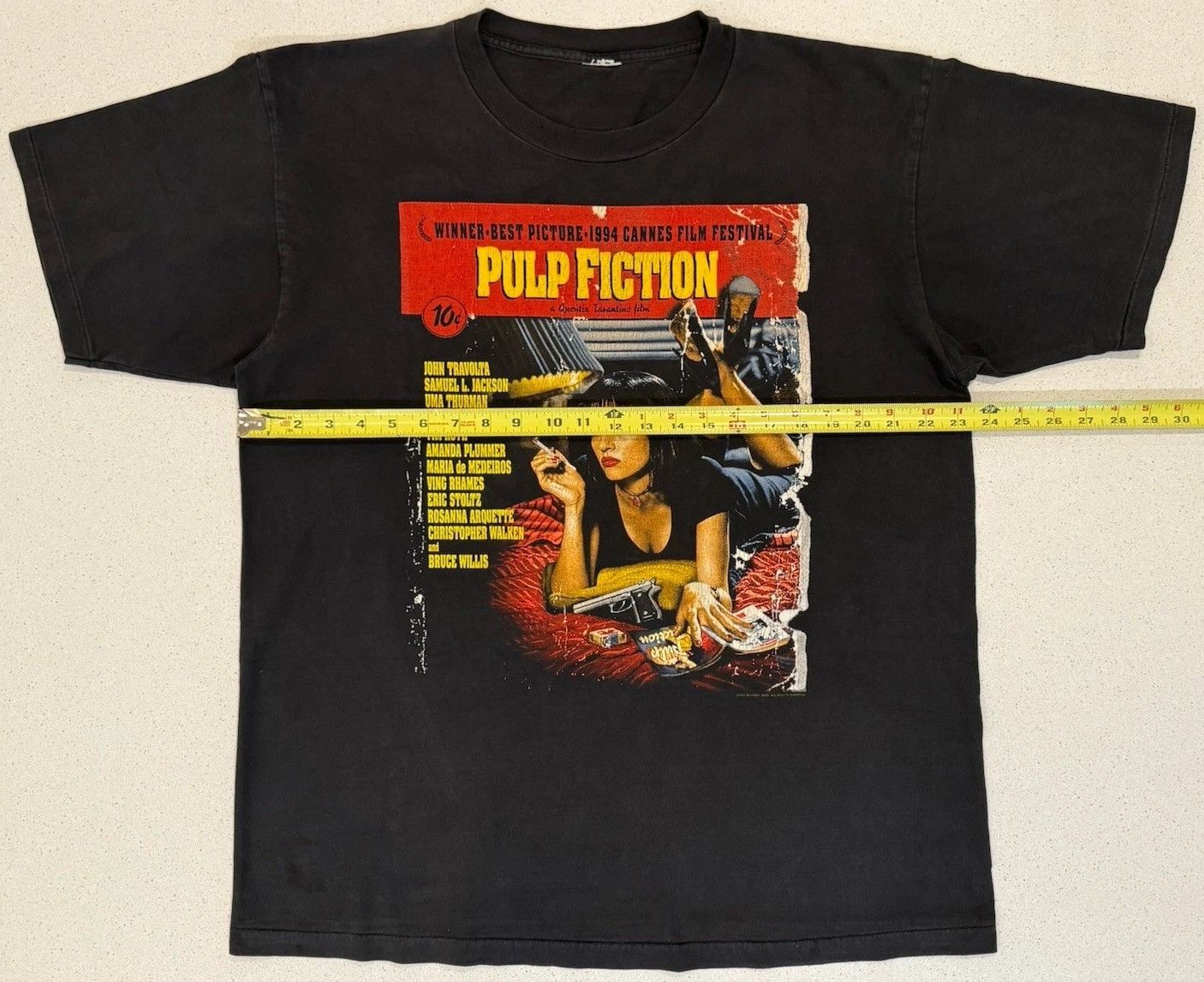 Other Vintage 1994 Pulp Fiction Quintin Tarantino Tee Shirt S Size US XL / EU 56 / 4 - 4 Thumbnail