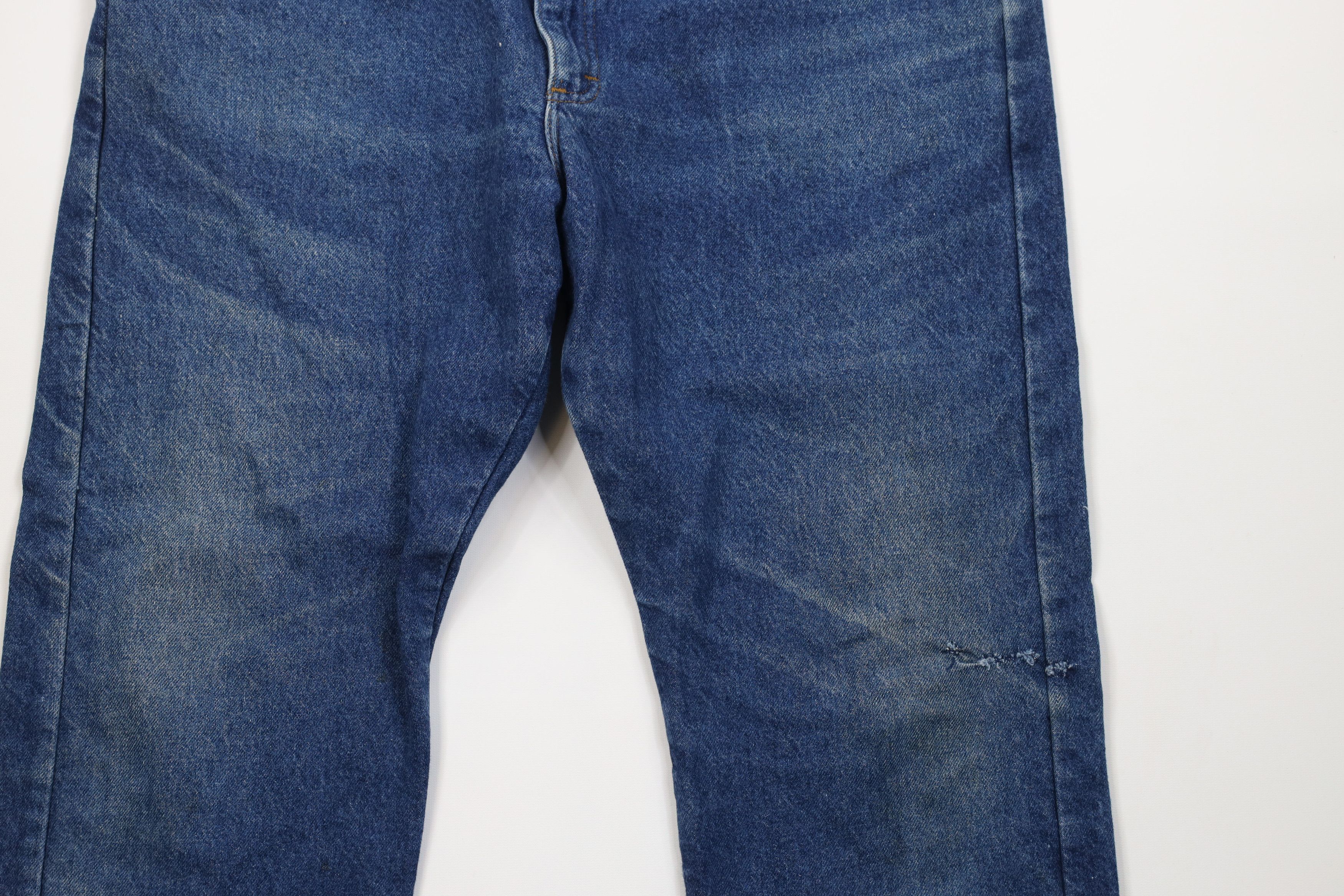 L.L. Bean Vintage 90s LL Bean Flannel Lined Straight Leg Jeans USA Size US 44 / EU 60 - 4 Thumbnail