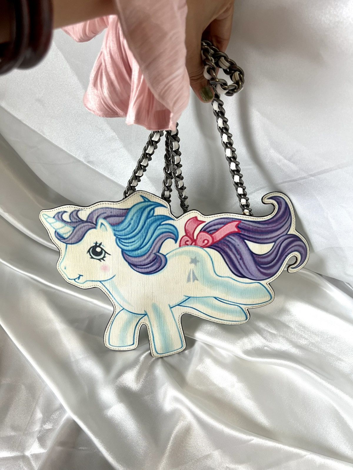 Moschino Moschino My Little Pony Crossbody Bag – Light Blue Unicorn Size ONE SIZE - 1 Thumbnail