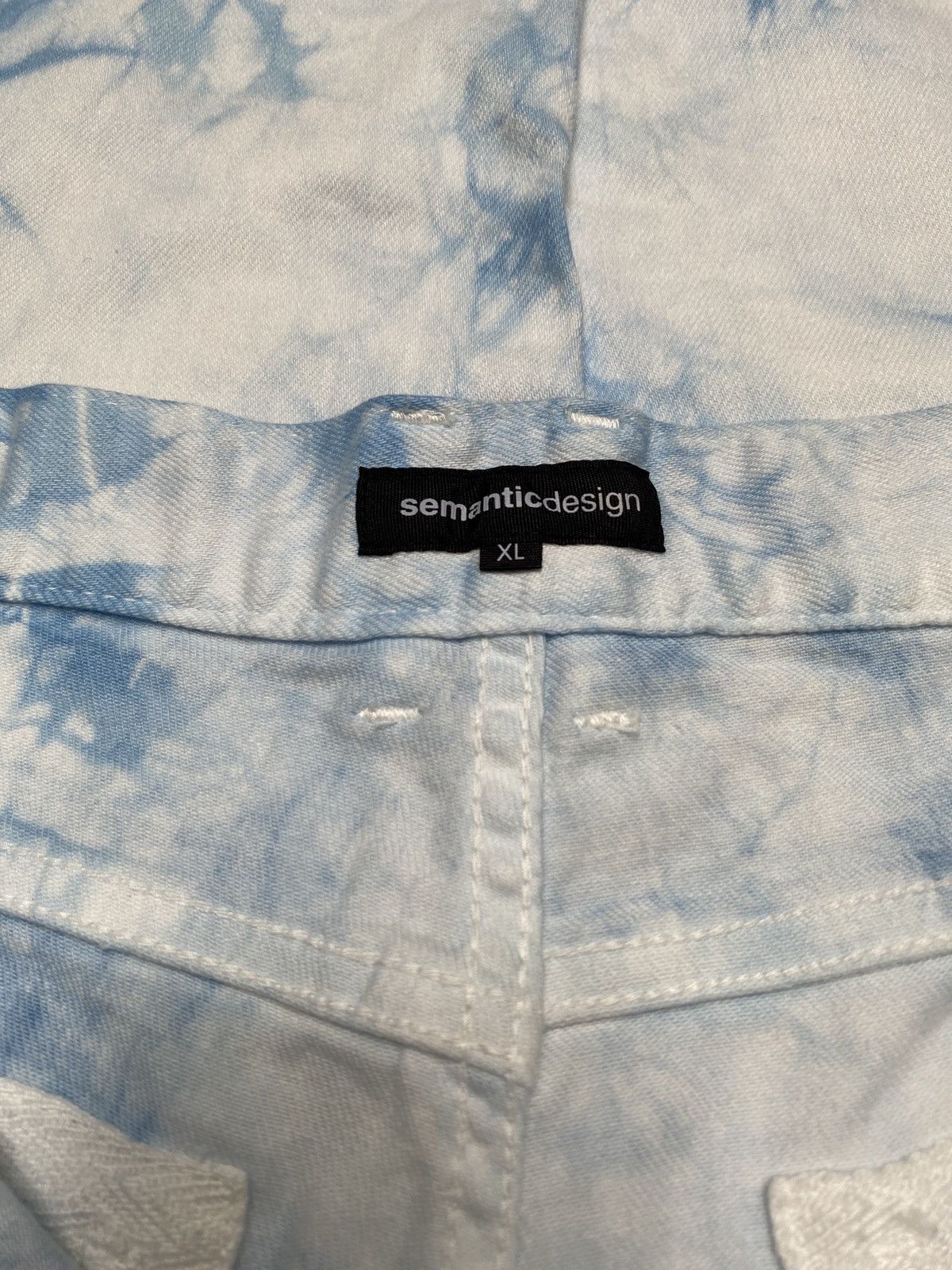Vintage Japanese Brand Semantic Design Bleach Jeans 1990s - www