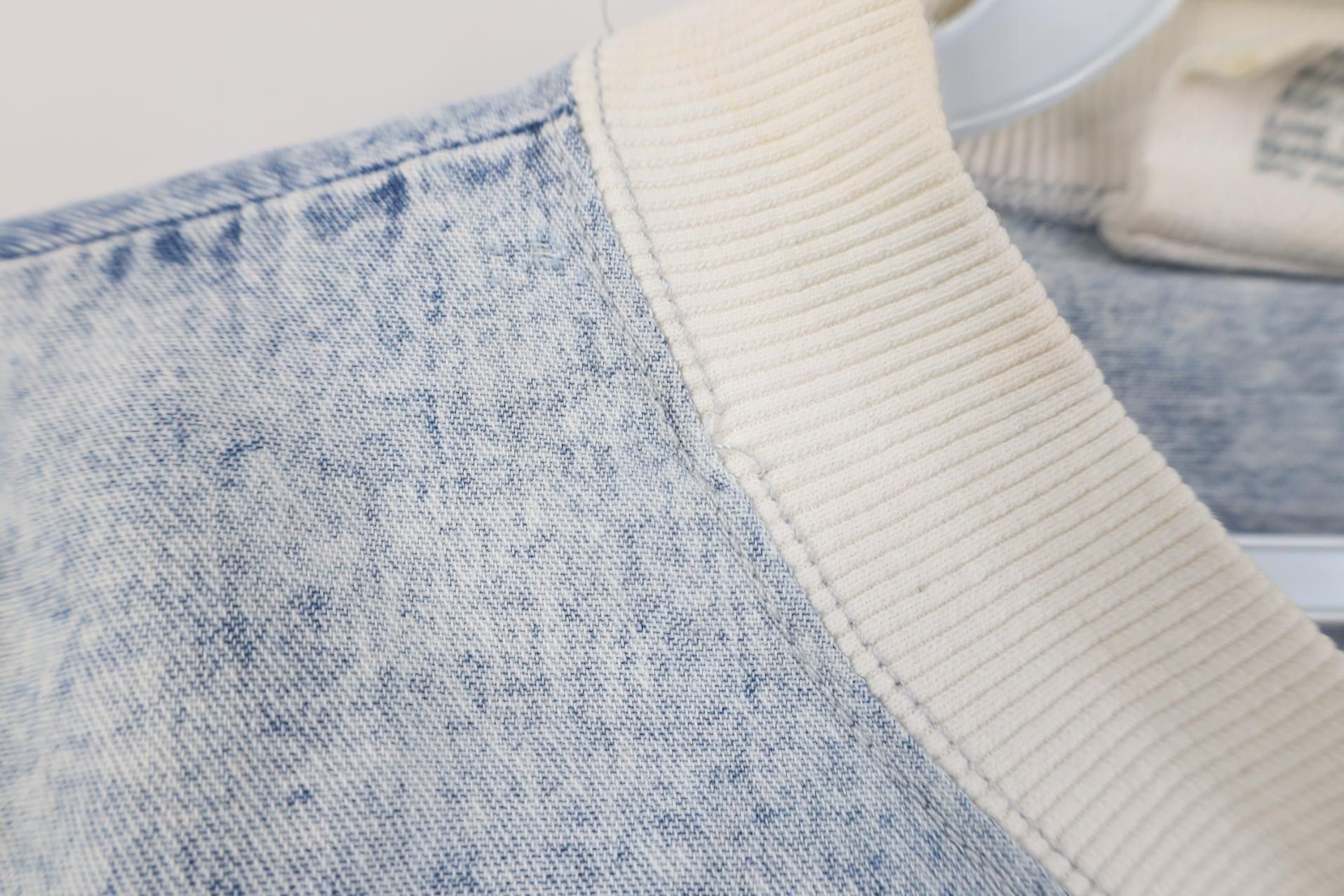 Vintage Vintage 90s Streetwear Acid Wash Denim Pullover Jacket Blue Size XL / US 12-14 / IT 48-50 - 7 Thumbnail