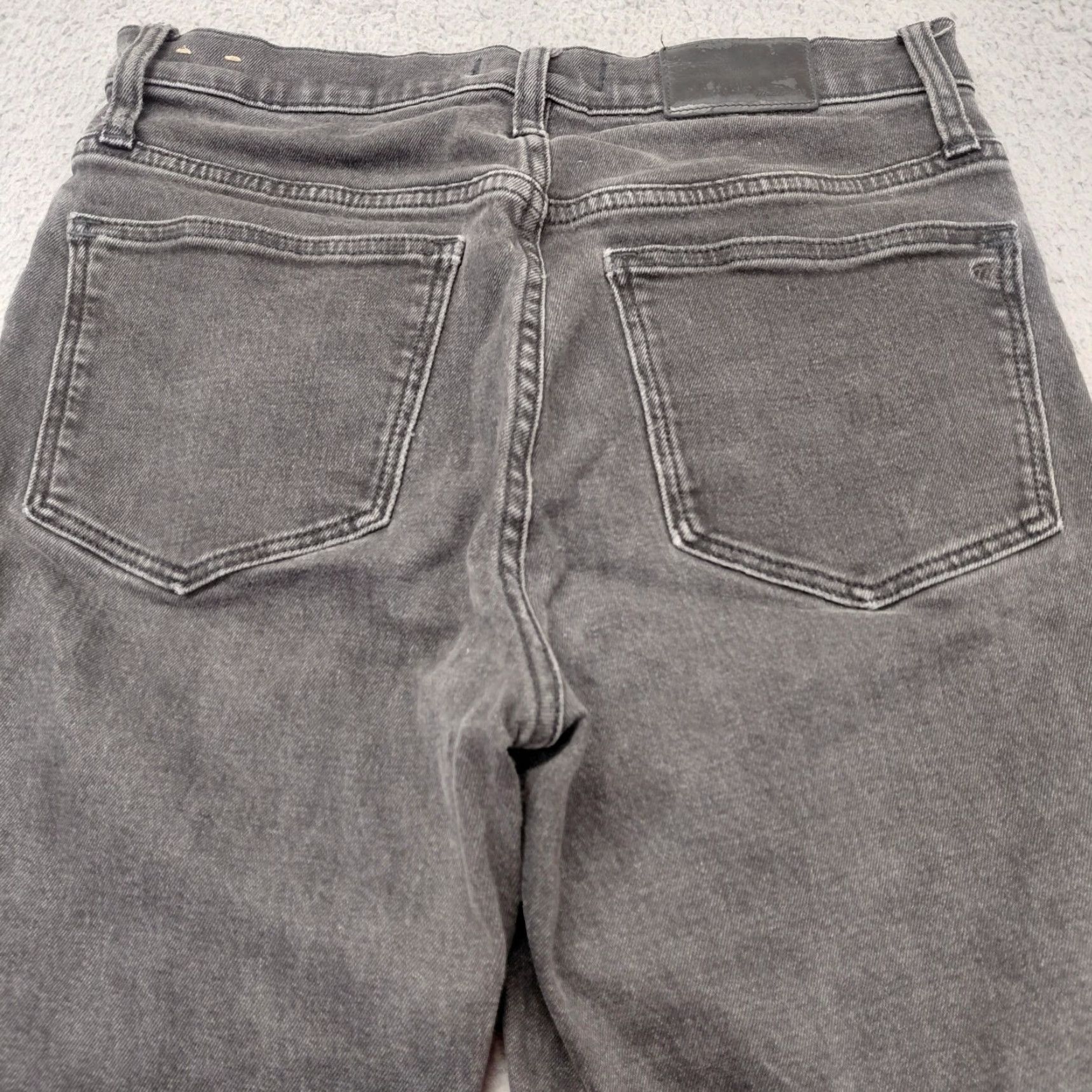 Madewell Madewell Jeans Women’s 28P Black Denim Classic Straight 5 Pocket Stretch Slim Fit Pocket Zipper Button Casual Workwear City 90s Mens Womens Girls? Size 28" / US 6 / IT 42 - 3 Thumbnail