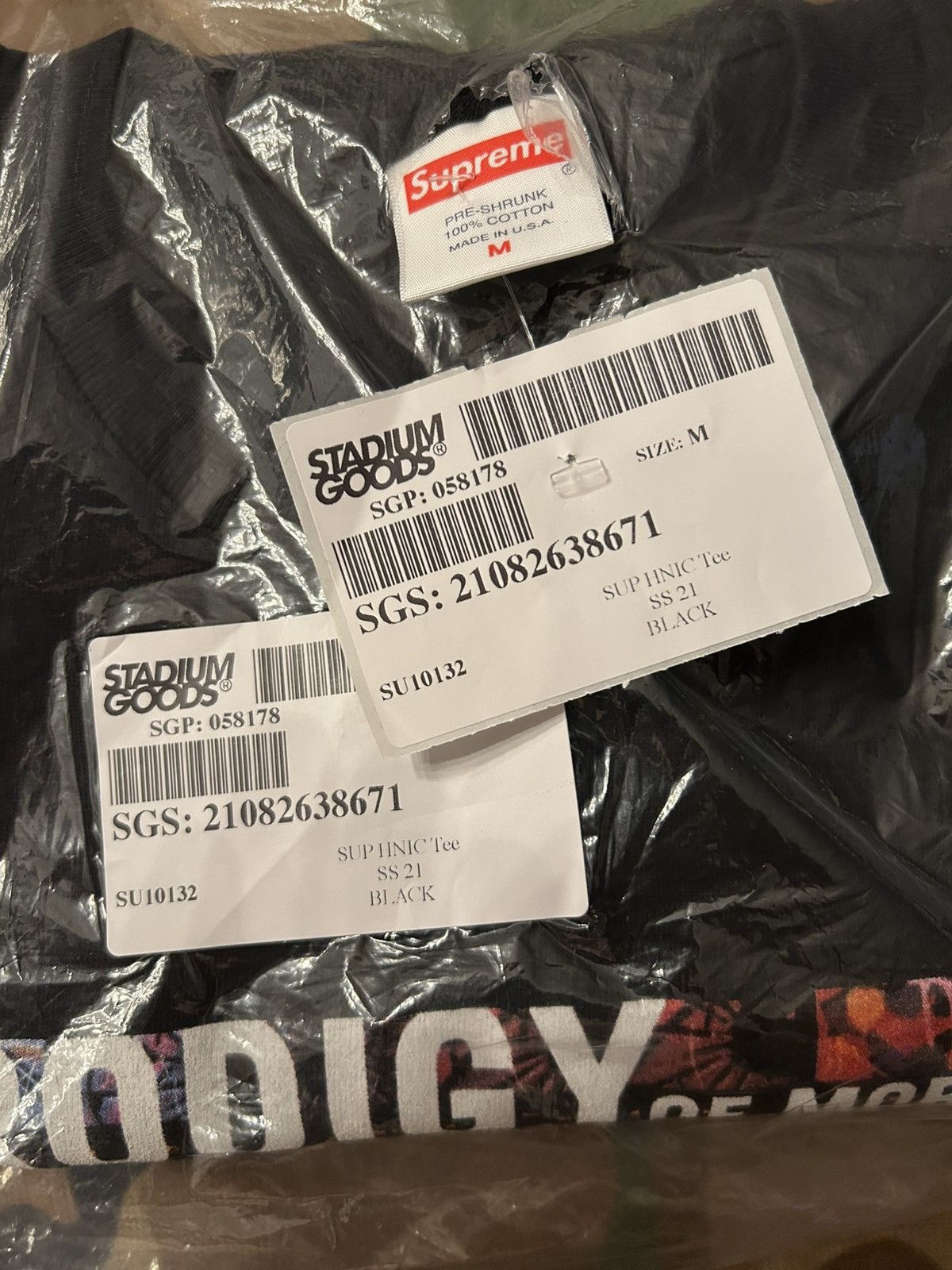 Supreme Supreme Prodigy Mobb Deep HNIC Tee Black Medium SS21 Size US M / EU 48-50 / 2 - 6 Thumbnail