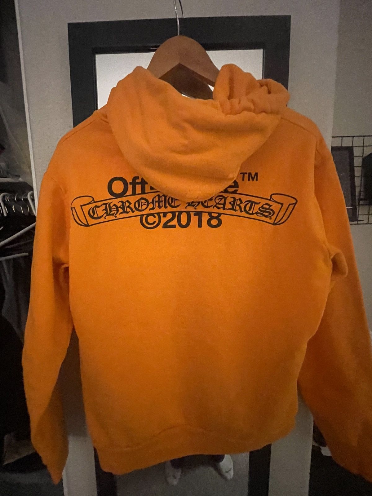 Chrome Hearts × Off-White 🚨🚨SOLD🚨🚨— Chrome Hearts x Off White Hoodie Size US M / EU 48-50 / 2 - 2 Thumbnail