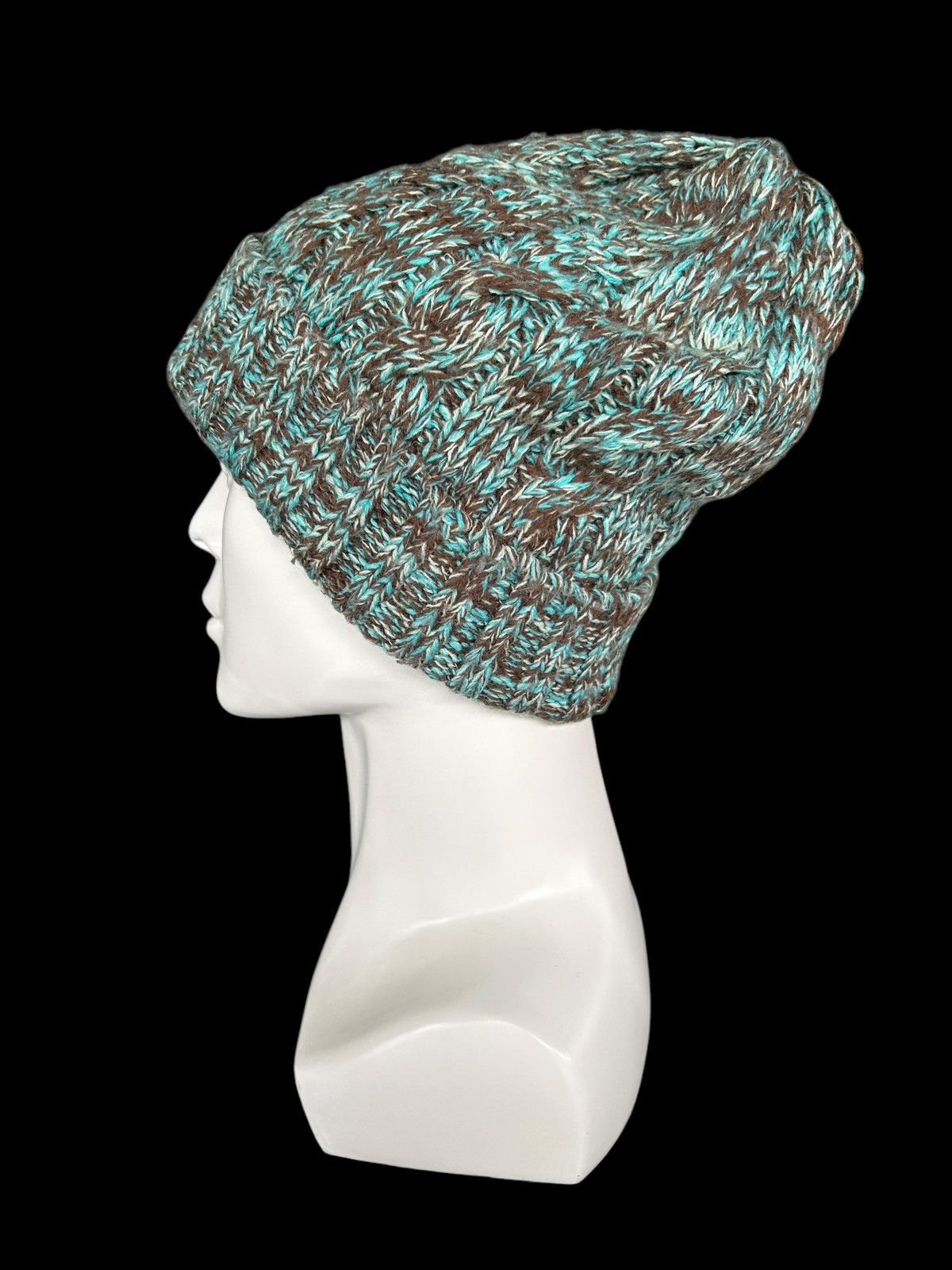 Japanese Brand × Kapital × Vintage Crochet Knitted handmade Beanie Hats Rare ☠️☠️ Size ONE SIZE - 2 Thumbnail