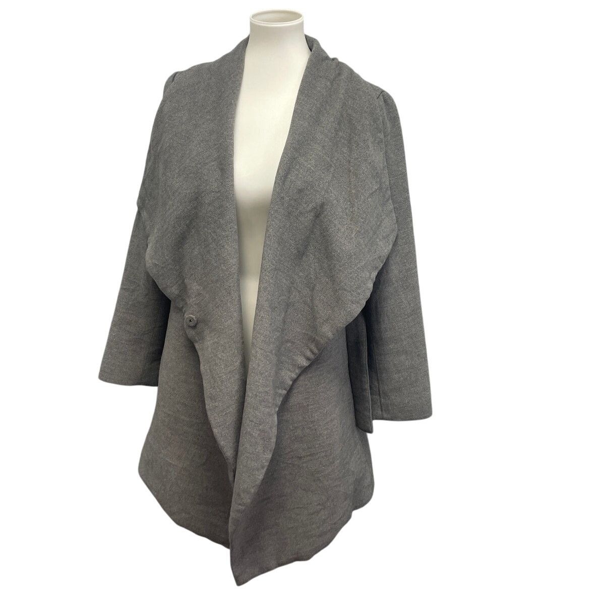 H&M H&M Divided Womens Size 8 Wool Blend Flowy Lapel Winter Coat Size M / US 6-8 / IT 42-44 - 1 Thumbnail
