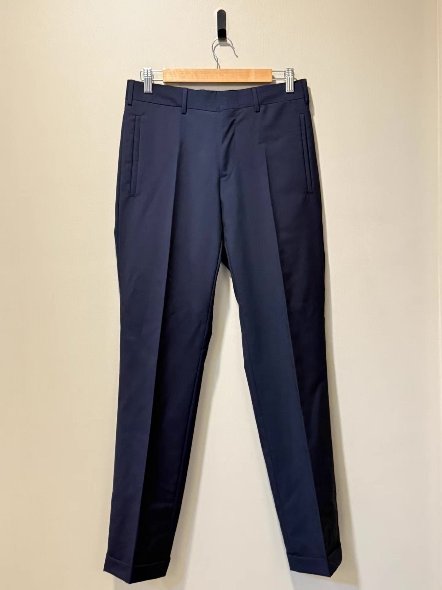 Prada Prada Dark Blue Trousers Ｑ20 Size 46R - 1 Thumbnail