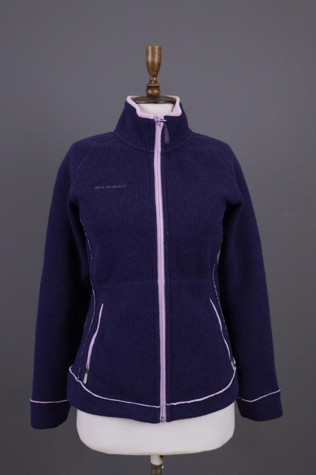 Mammut Ladies Mammut Purple Outdoor Full Zip Fleece Jacket Size M Size M / US 6-8 / IT 42-44 - 1 Thumbnail