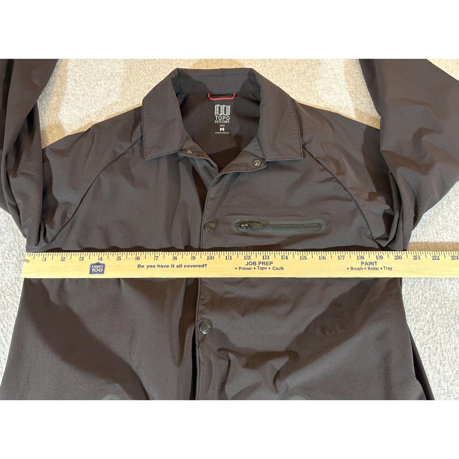 Topo Designs Topo Designs Men's Jacket Shacket Water Resistant Black M Medium Size US M / EU 48-50 / 2 - 4 Thumbnail