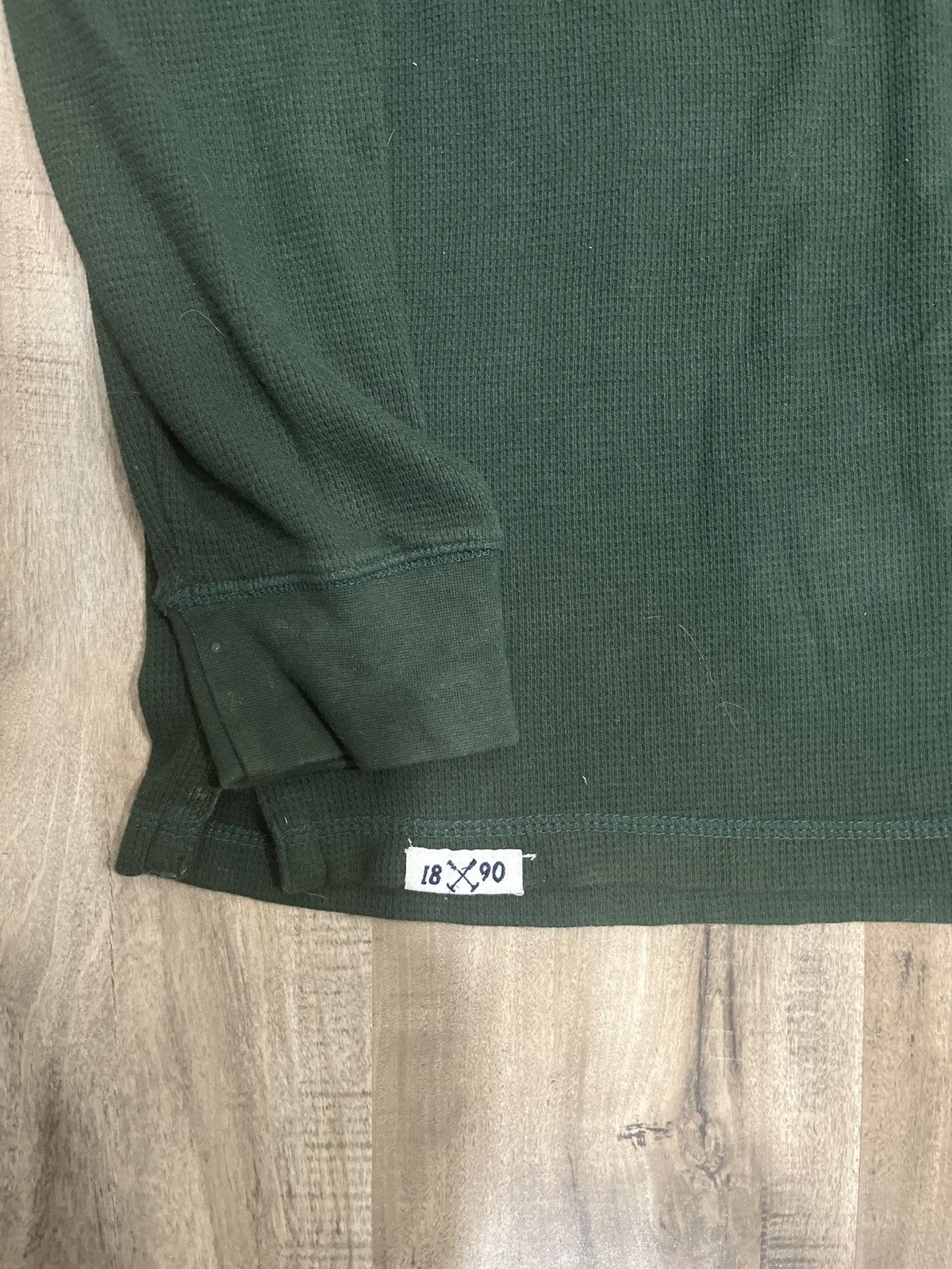 U.S. Polo Assn. × Vintage VINTAGE LONG SLEEVE GREEN THERMAL BAGGY FIT!! Size US XL / EU 56 / 4 - 2 Thumbnail