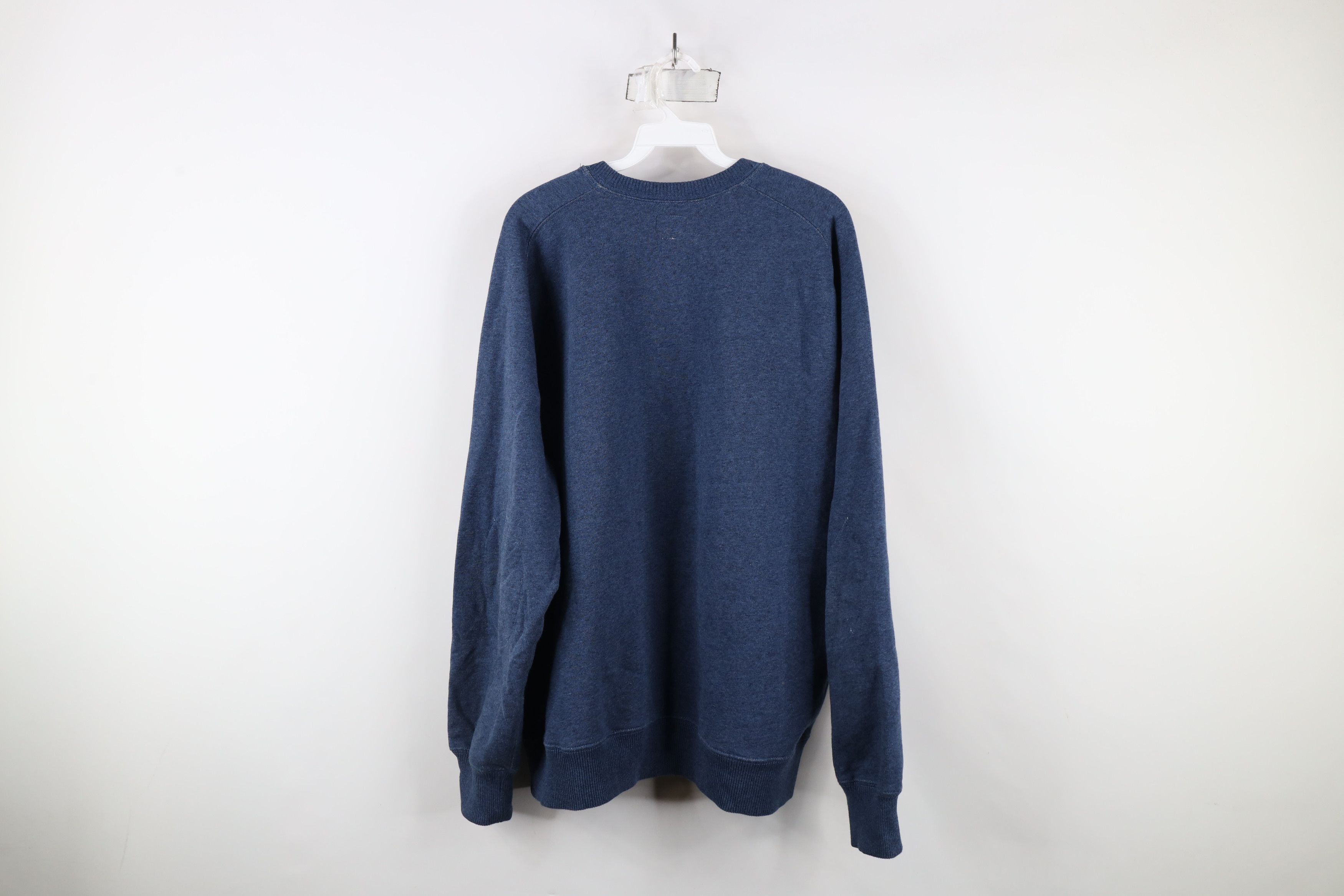 J.Crew × Vintage J Crew Terry Vintage Fleece Crewneck Sweatshirt Heather Blue Size US XL / EU 56 / 4 - 10 Thumbnail