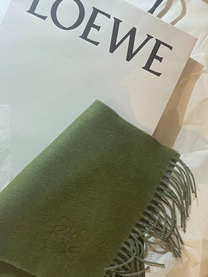 LOEWE Double-Sided Cashmere Scarf - dmc