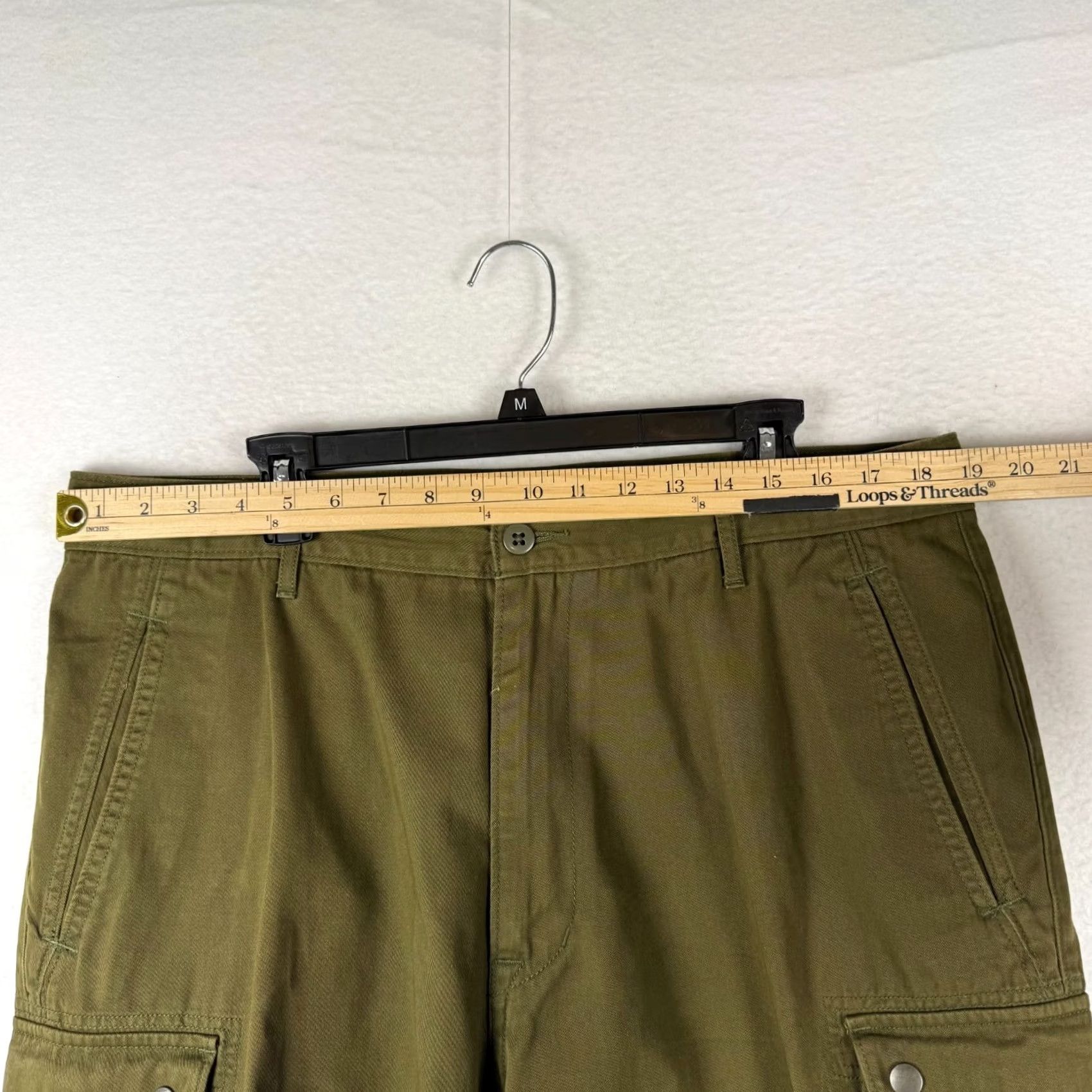 Levi's Levi's Cargo Shorts Men 36 Olive Green Relaxed Baggy Pocket Cotton 10" Inseam Cargo Pockets Summer Casual Regular Size US 36 / EU 52 - 5 Thumbnail