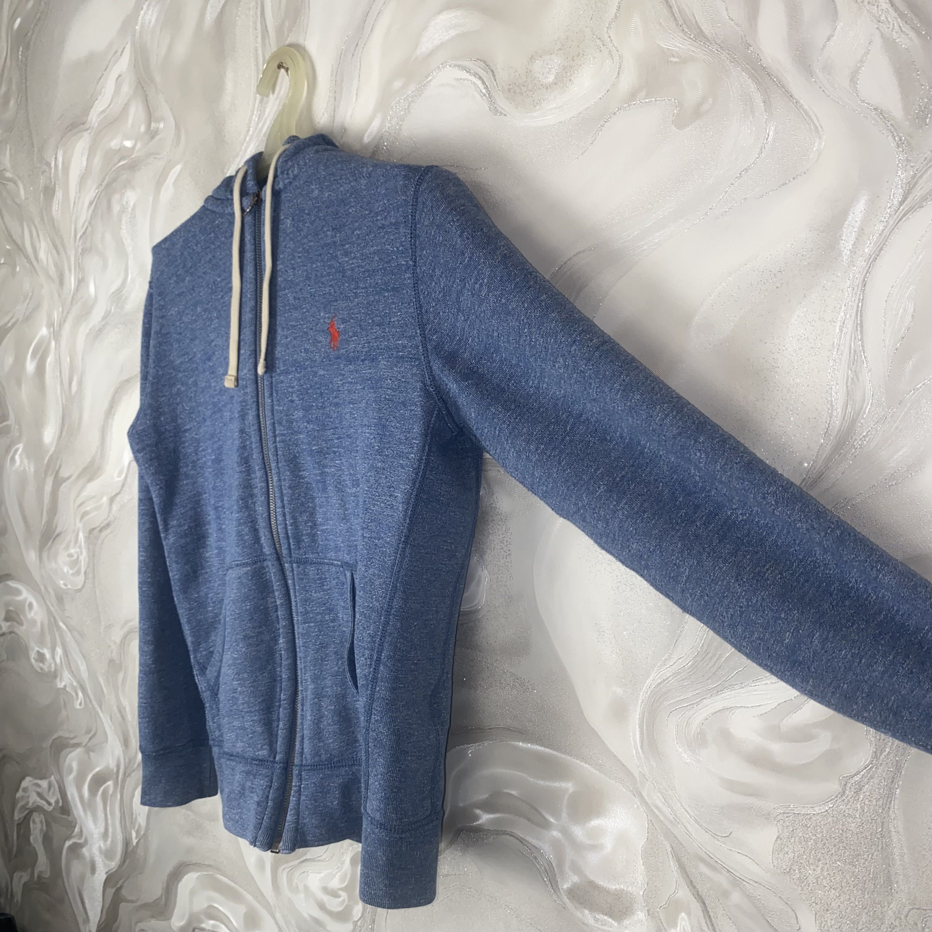 Polo Ralph Lauren Polo Ralph Lauren Blue Zip Up Hoodie Size S Size US S / EU 44-46 / 1 - 2 Thumbnail