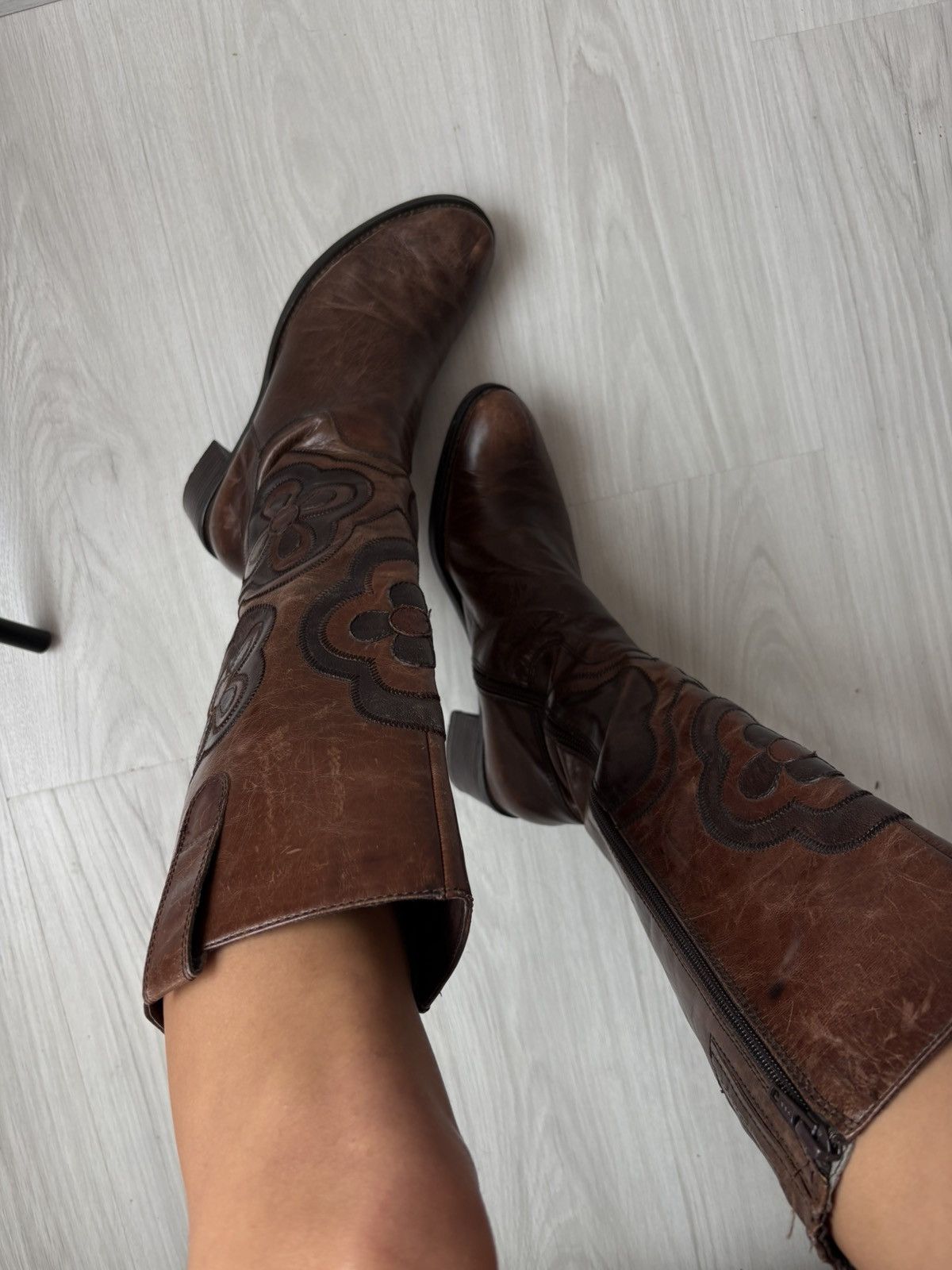 Vintage Vintage cowboy boots Size US 8 / IT 38 - 4 Thumbnail