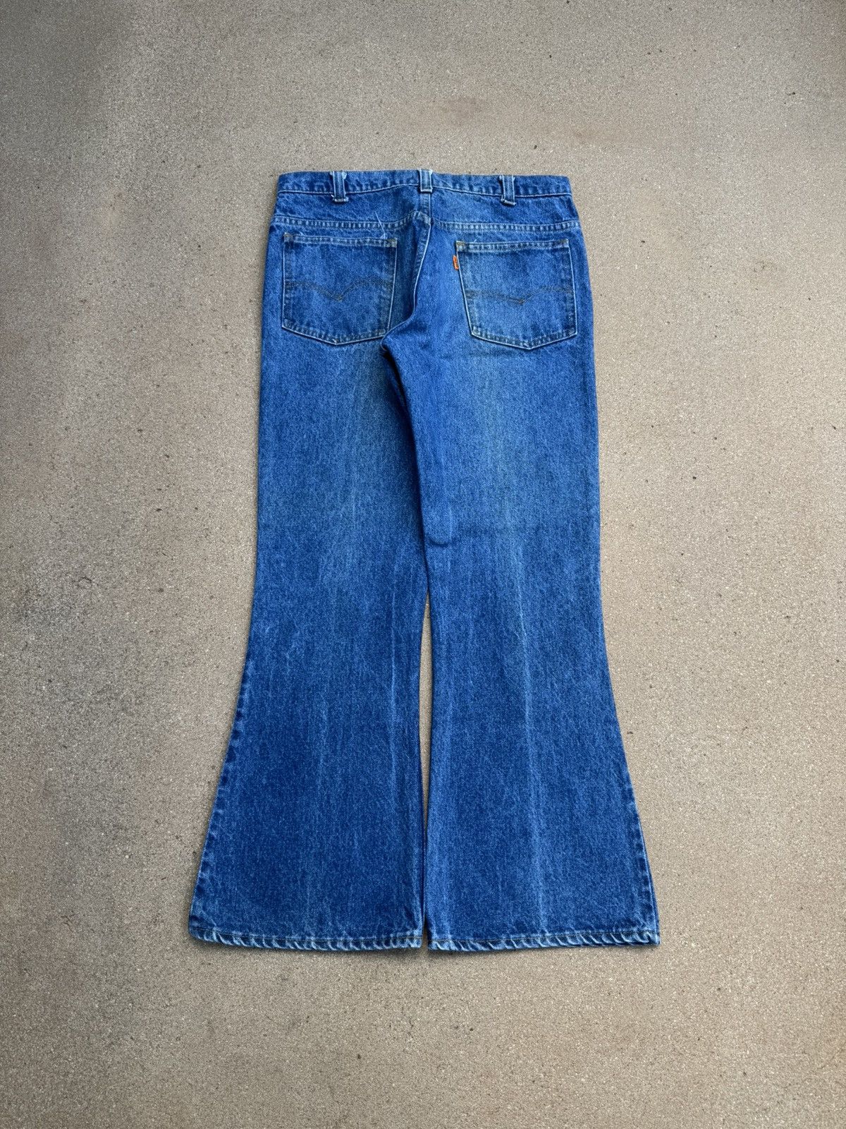 Levi's × Vintage Vtg 80’s Levi’s 646 Orange Tab Bellbottom Flare Jeans 32x28 Size US 32 / EU 48 - 2 Thumbnail