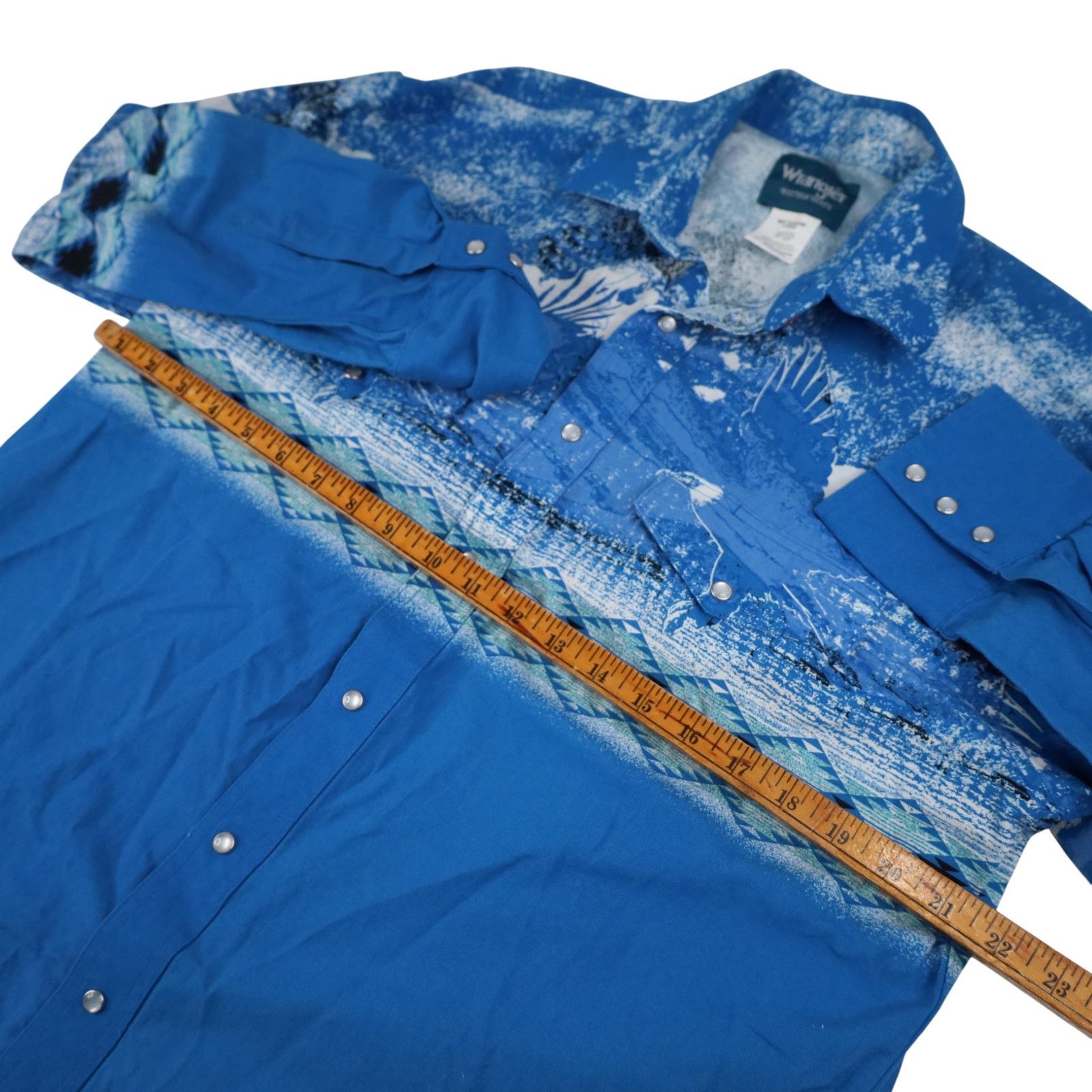 Vintage × Wrangler Vintage Wrangler Aztec Eagle Print Western Button Up Shirt Size US L / EU 52-54 / 3 - 8 Thumbnail