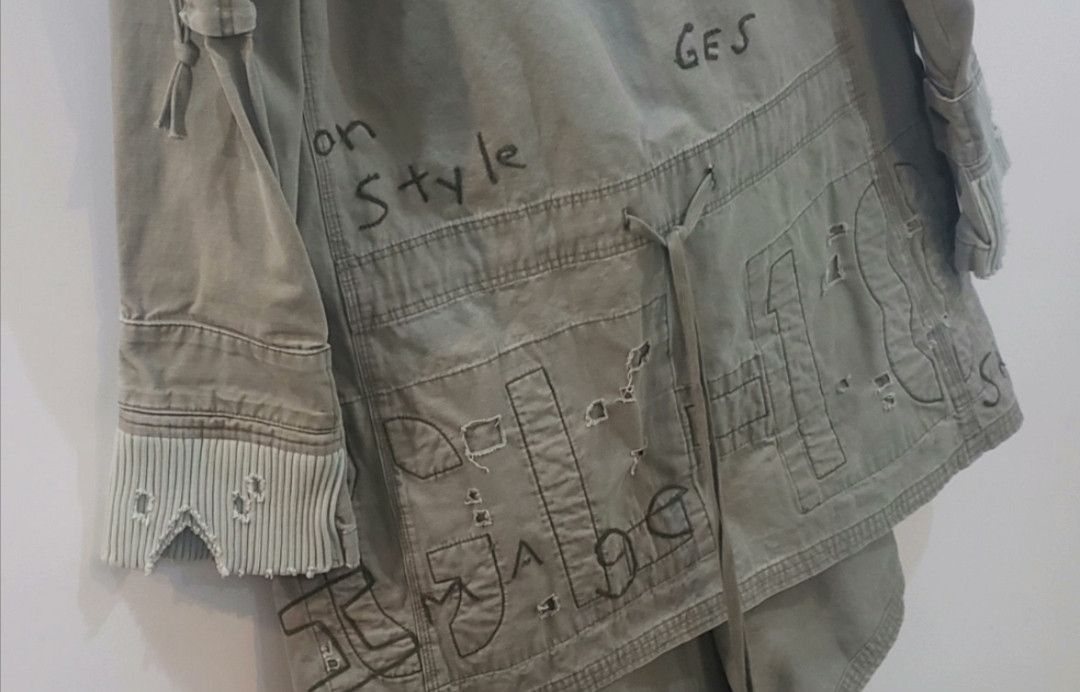 Greg Lauren greg lauren Embroidered Destroyed Army Cloth Coat Size US S / EU 44-46 / 1 - 5 Thumbnail