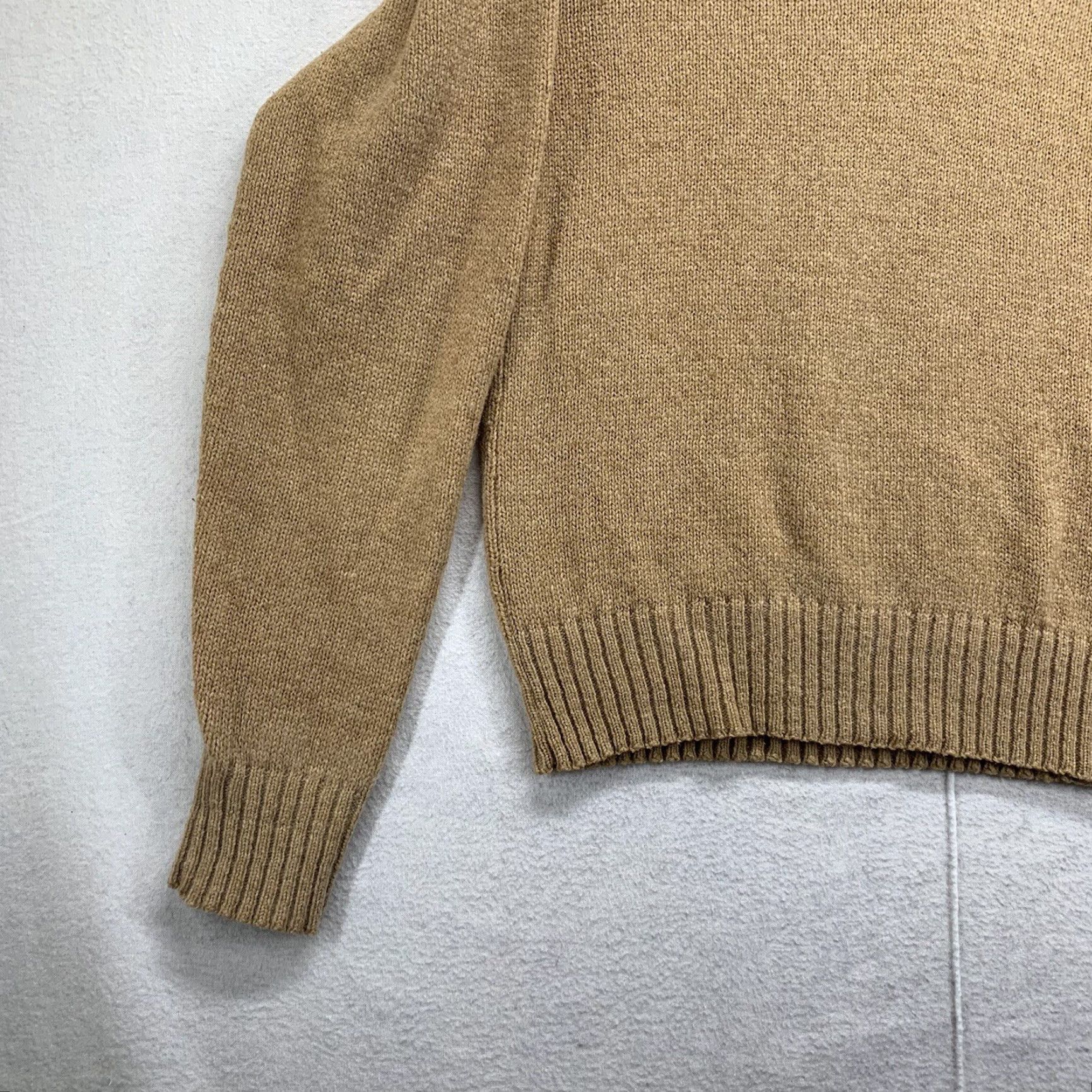 Vintage VINTAGE Robert Bruce Wool Blend Sweater Medium V-Neck Pullover Brown Casual Mens Size US M / EU 48-50 / 2 - 2 Thumbnail