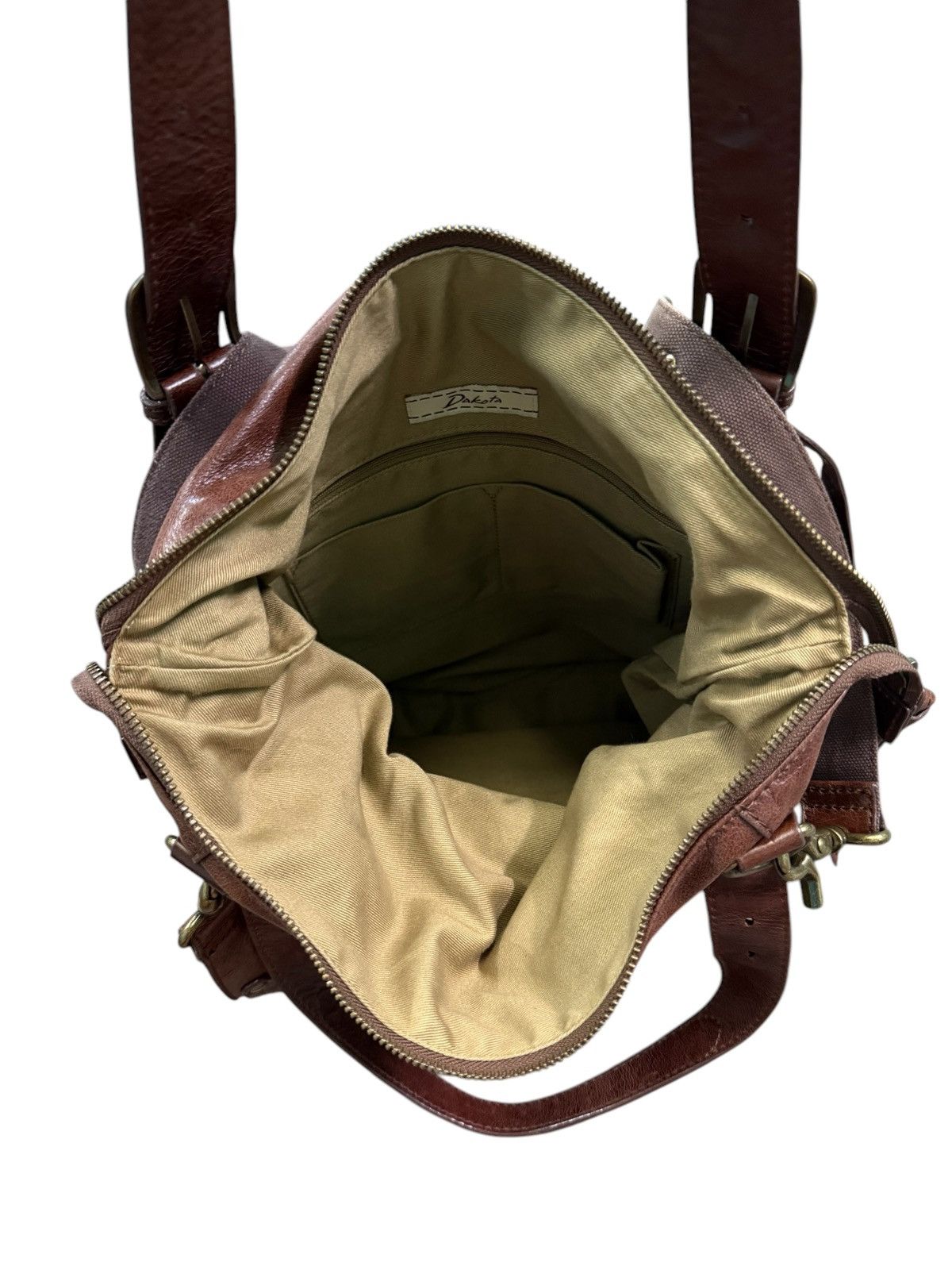 Leather DAKOTA CANVAS LEATHER 2 WAY SHOULDER BACKPACK Size ONE SIZE - 18 Thumbnail