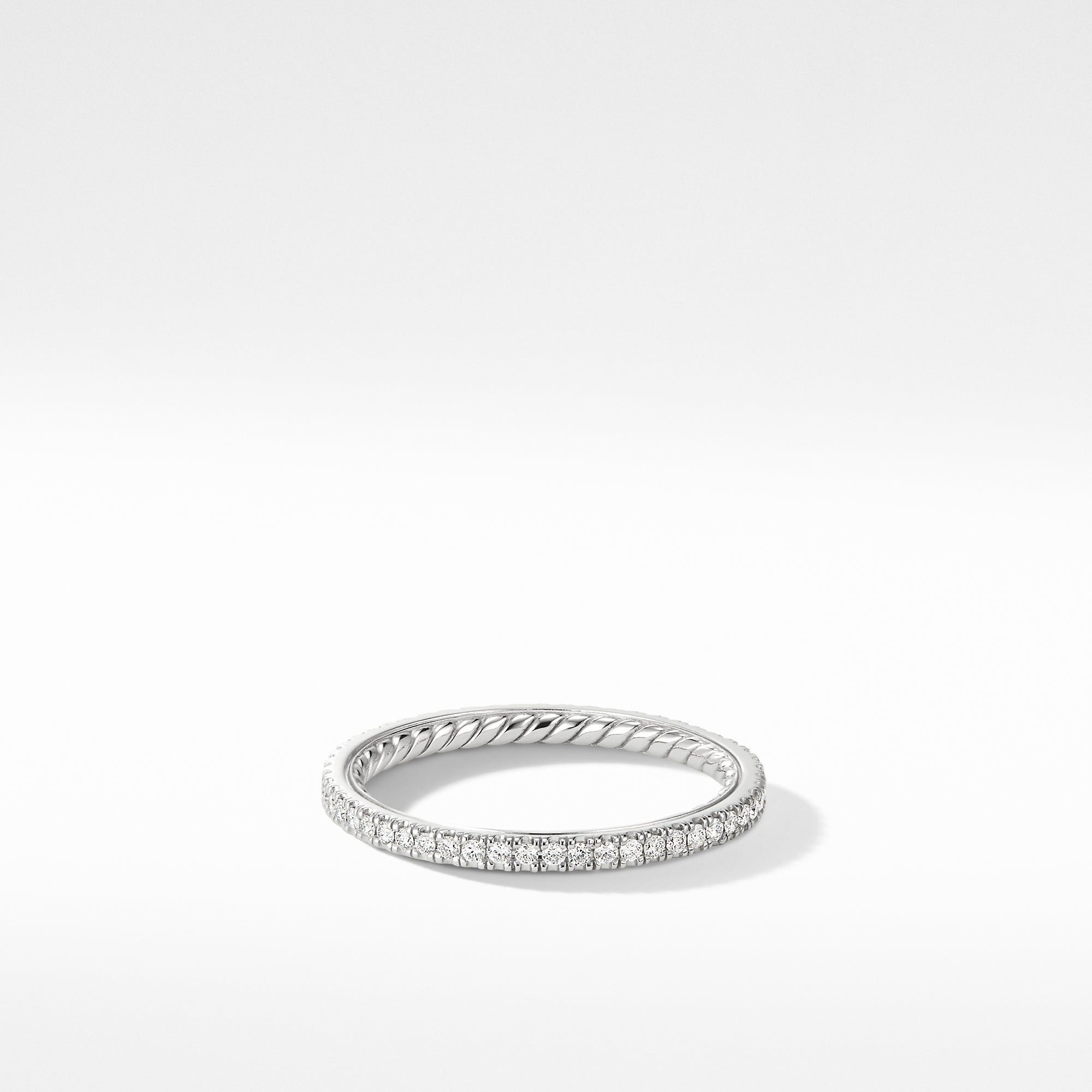David Yurman o1w1db10325 Platinum with Pave Diamonds Size ONE SIZE - 1 Thumbnail