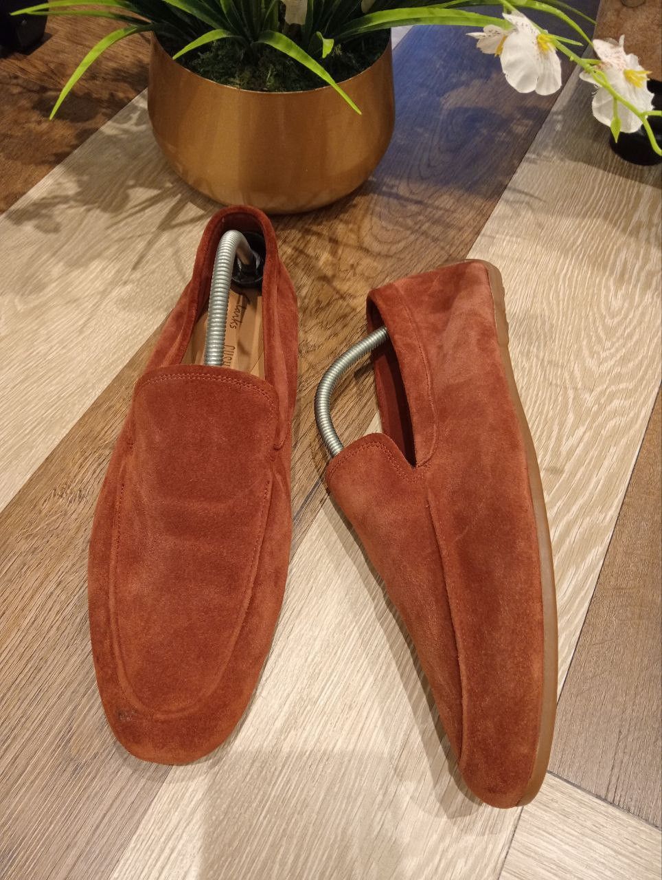 Clarks CLARKS CUSHION PLUS SUEDE LEATHER SHOES - BRICK SIZE 9.5 US Size US 9.5 / EU 42-43 - 4 Thumbnail