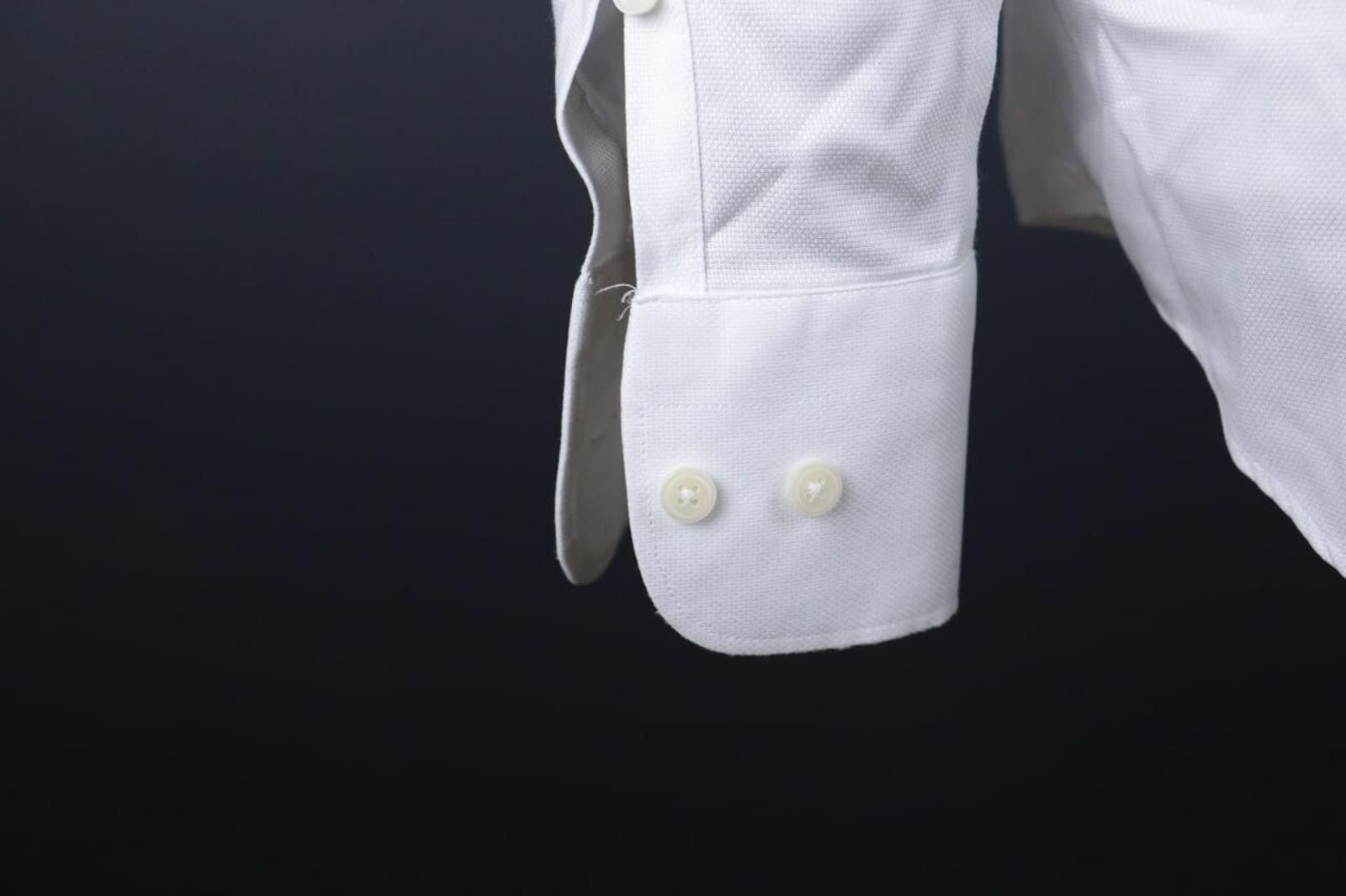 Suitsupply SuitSupply Traveller White Button Down Shirt Size 38 / 15 Size US M / EU 48-50 / 2 - 10 Thumbnail