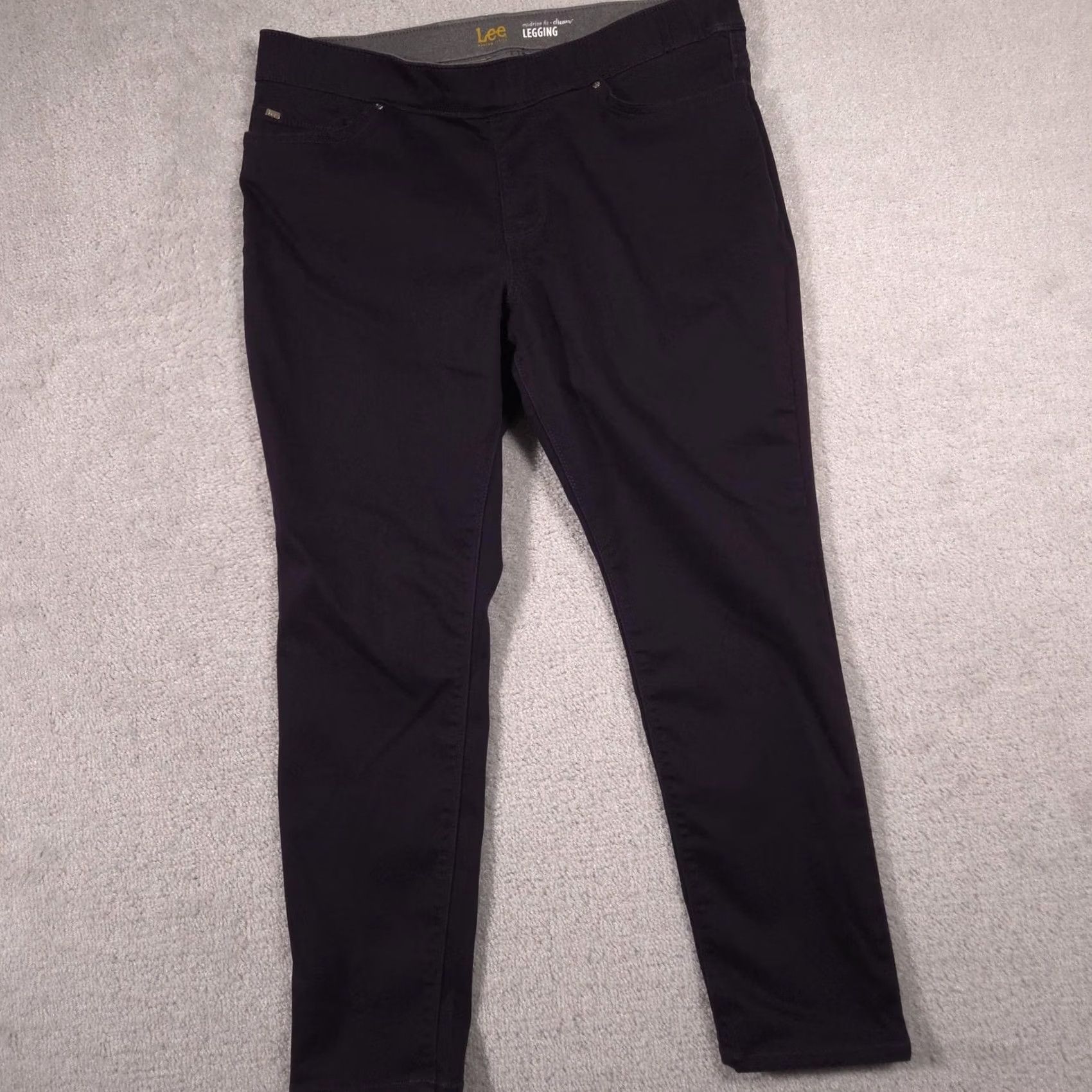 Lee VINTAGE: No Lee Leggings Womens 16 Short Purple Mid Rise Modern Series Dream Jegging Pants Womens 16 Short Purple Mid Rise Dream Legging Size 38" / US 16 / IT 52 - 2 Thumbnail