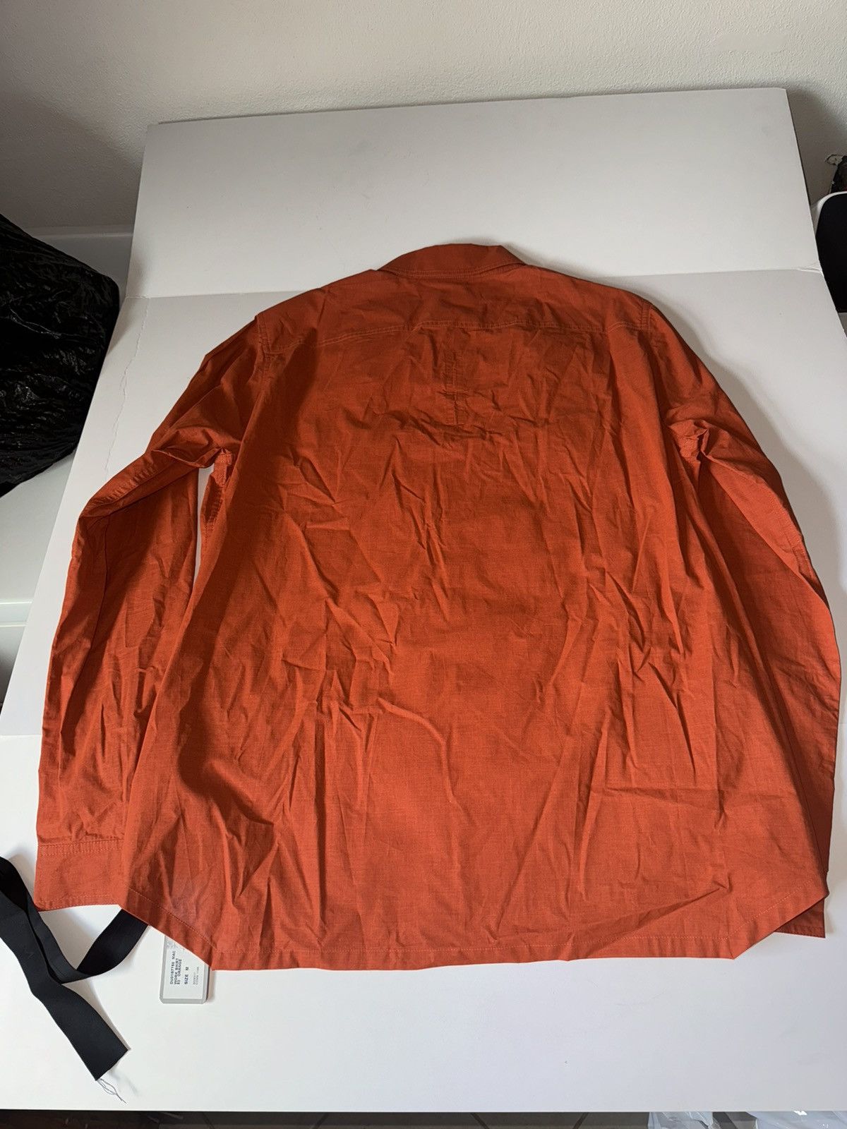 Rick Owens DRKSHDW Orange Work Shirt Size US S / EU 44-46 / 1 - 2 Thumbnail