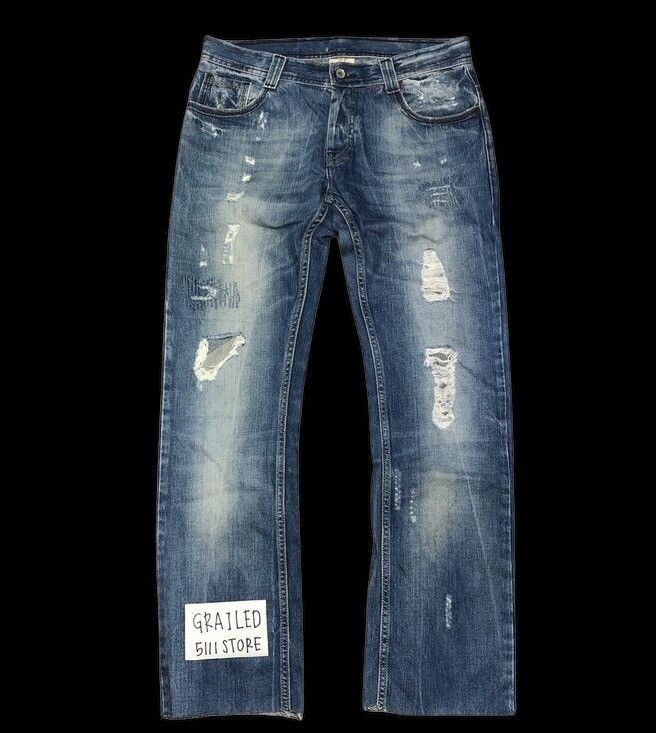 Zara ZARA JEANS DISTRESSED DENIM Size US 32 / EU 48 - 1 Thumbnail
