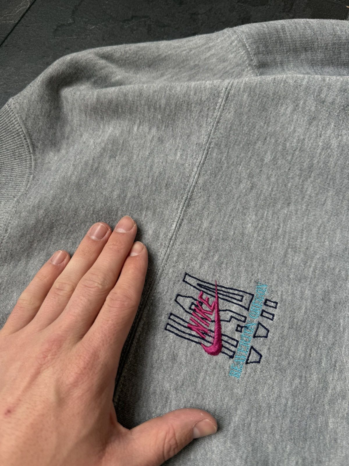 Nike × Vintage Vintage Nike big logo USA sweatshirt hype oversize Size US M / EU 48-50 / 2 - 4 Thumbnail