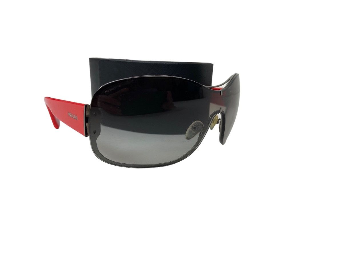 Prada Shield Sunglasses Size ONE SIZE - 4 Thumbnail