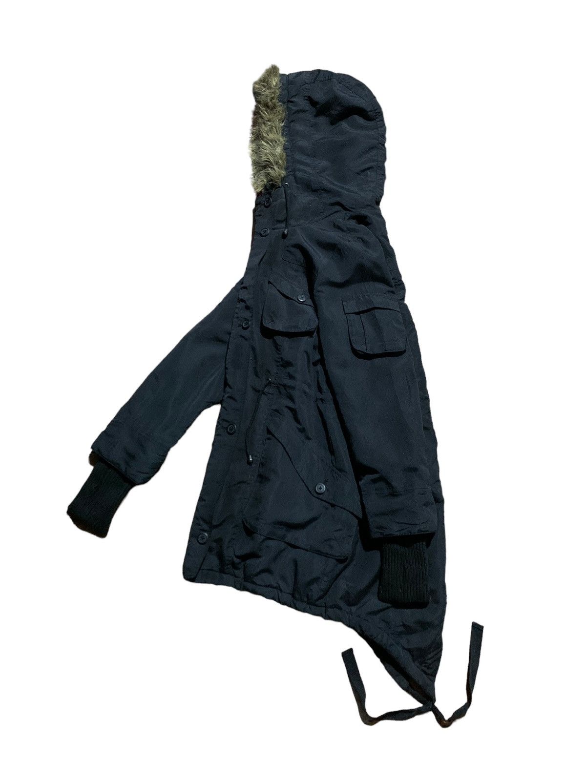 If Six Was Nine Von Dutch multipocket fish tail fur hoodie punk parka Size US M / EU 48-50 / 2 - 15 Thumbnail