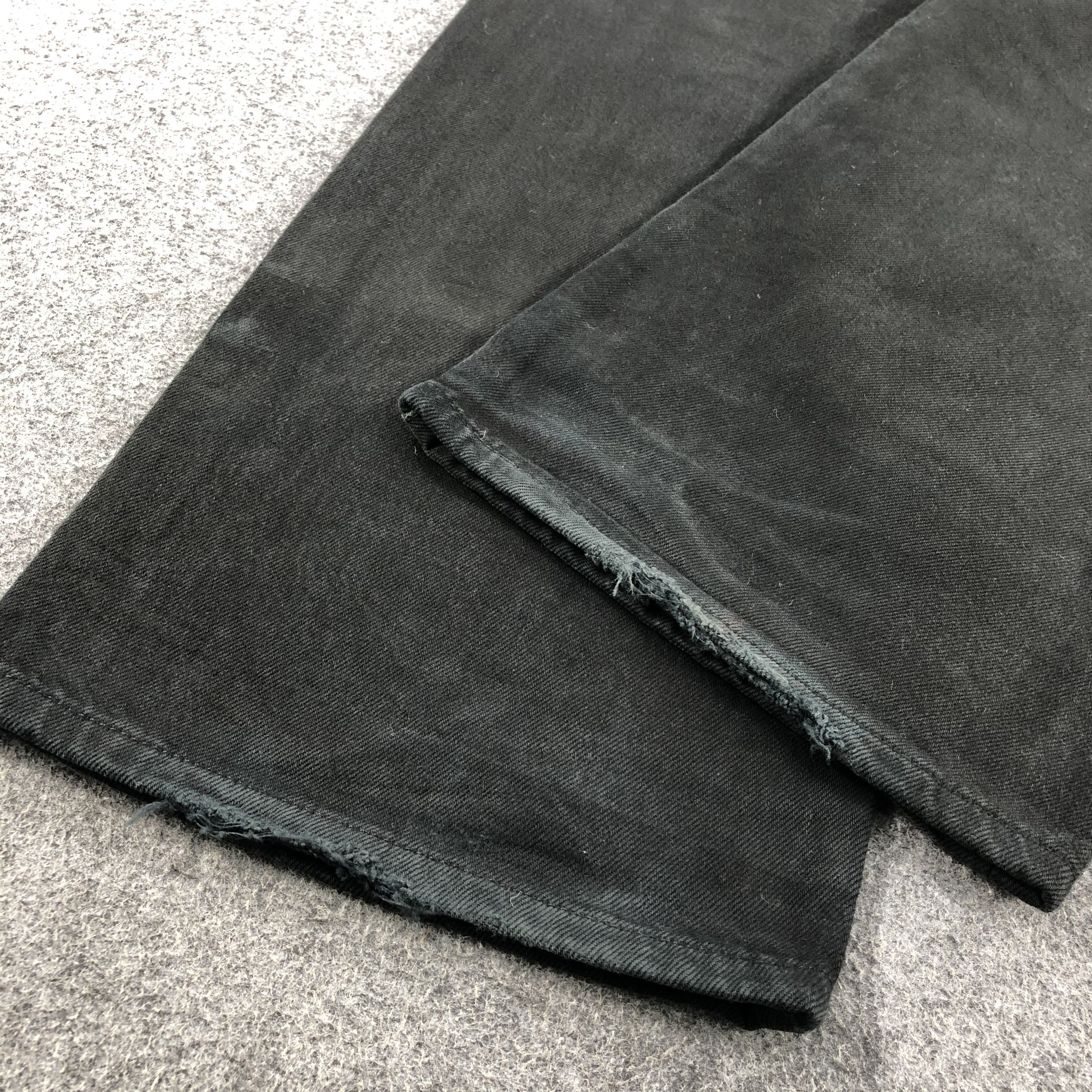 Levi's Vintage Black Levis 501 Distress Jeans-JM1548 Size US 39 - 5 Thumbnail