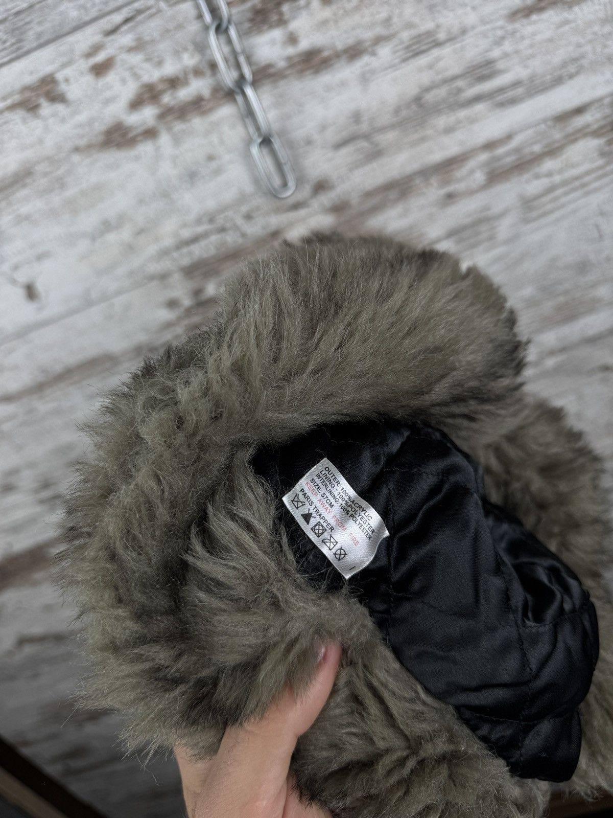 Lil Uzi Vert × Vintage Vintage Mask Fuzzy Faux Real Fur Trapper 90s USHANKA Mohair Size ONE SIZE - 7 Thumbnail