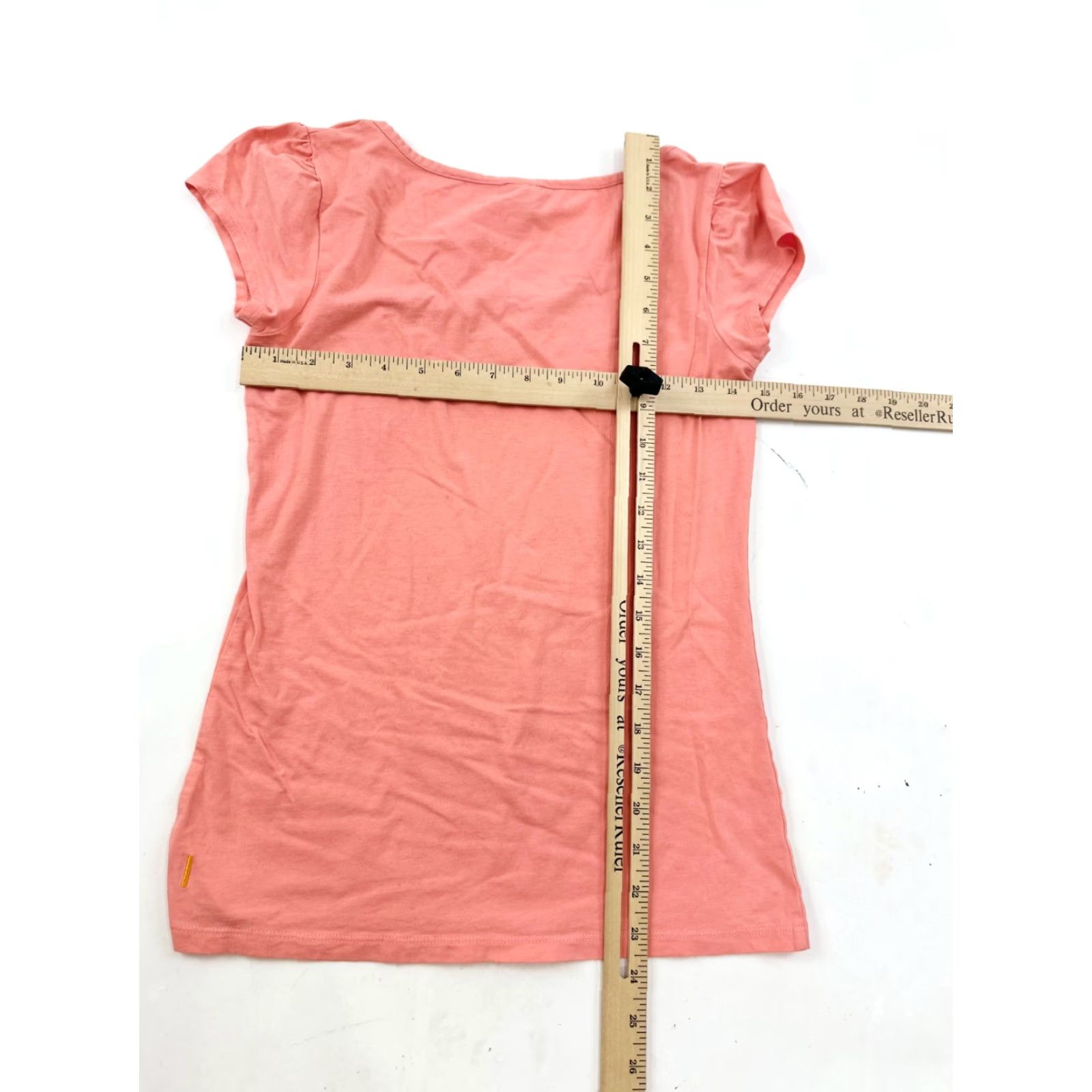 Vintage Lucy Shirt Womens Small Coral Embroidery Pima Cotton Short Sleeve Round Neck Tee Size S / US 4 / IT 40 - 6 Thumbnail