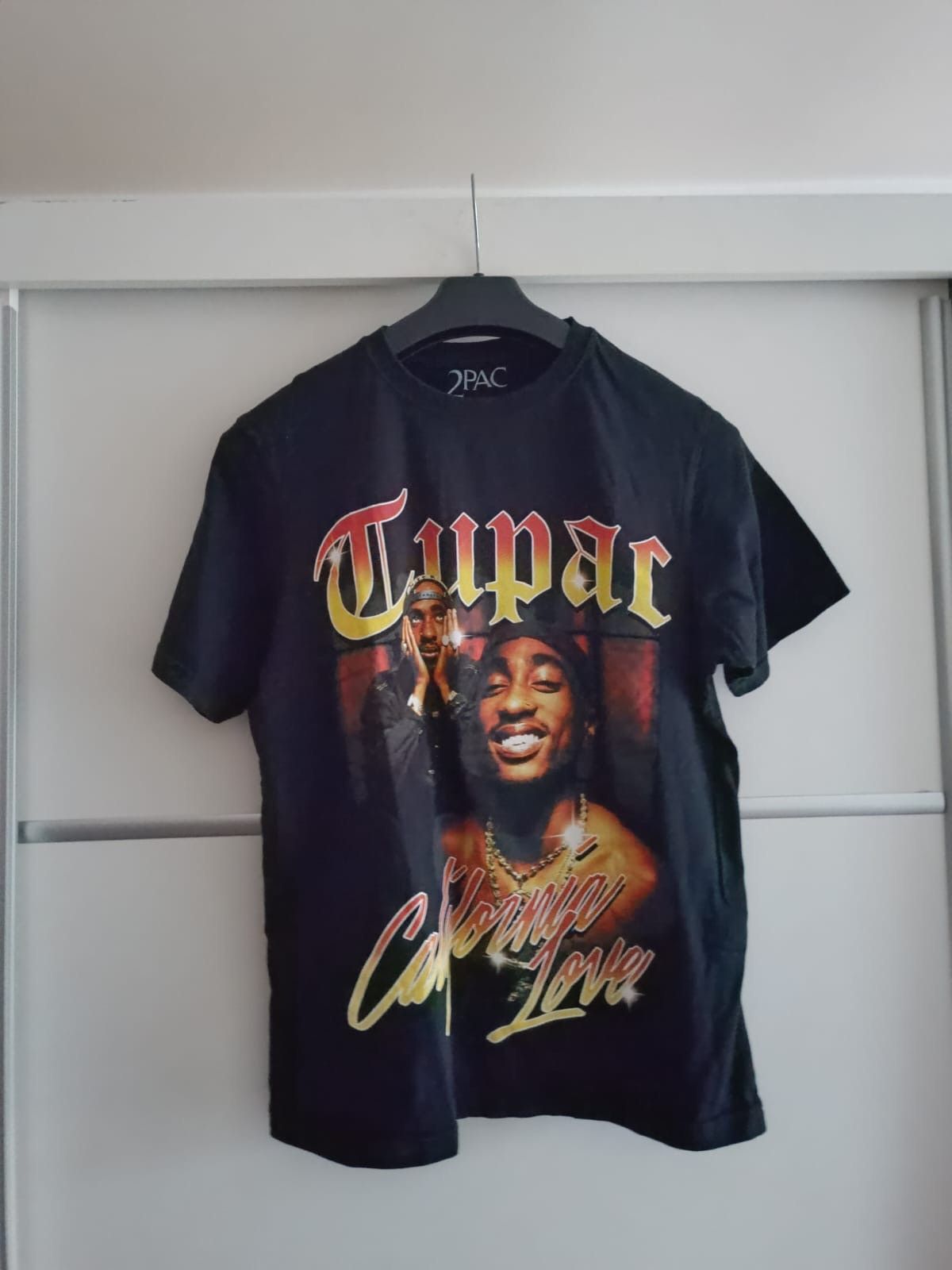 【 PROJECT】25SS★ 2pac bear T-shirt Band Tees × Pull & Bear × Streetwear 2pac Tupac black t