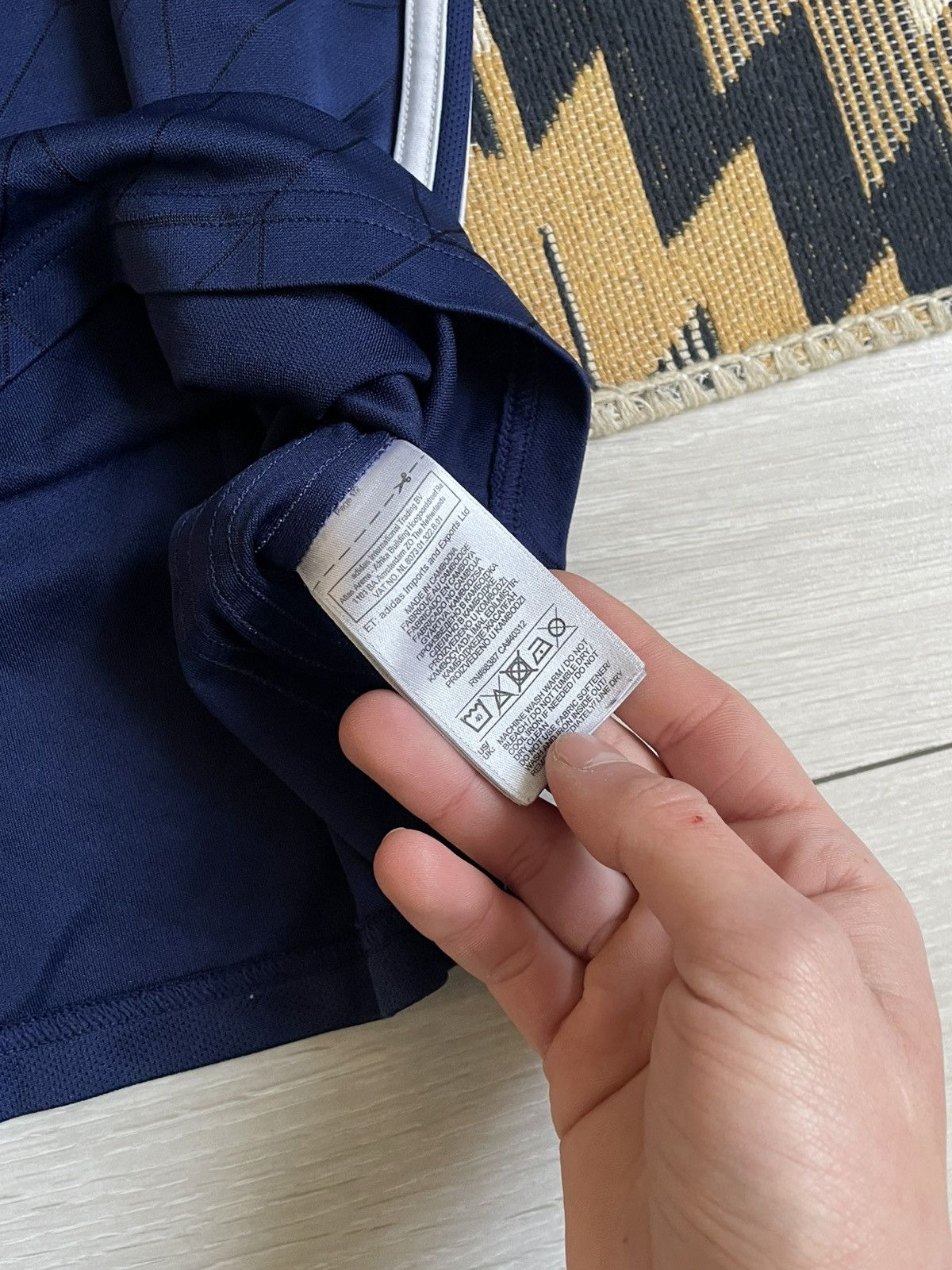 Adidas Adidas Scotland 2017-19 Blockcore Soccer Jersey Size US L / EU 52-54 / 3 - 12 Thumbnail