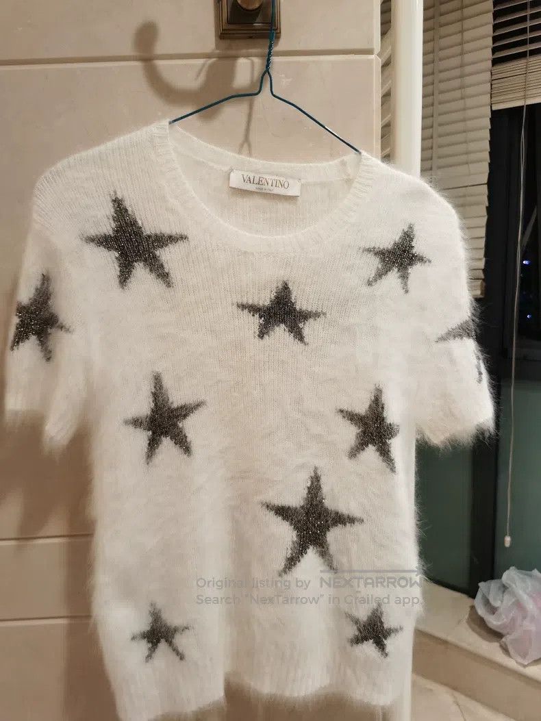 Valentino Valentino Rabbit fur knitwear Size S / US 4 / IT 40 - 1 Thumbnail