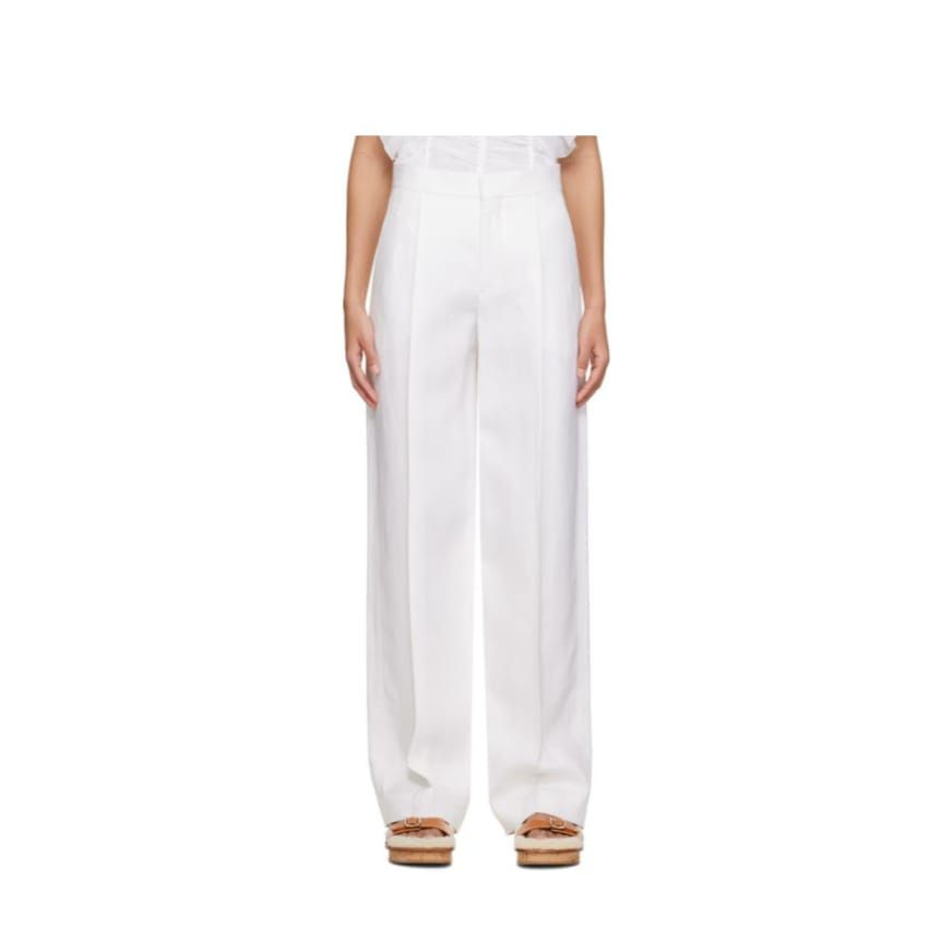 Chloe o1y0825 Sweatpant in White Size 27" / US 4 / IT 40 - 1 Thumbnail
