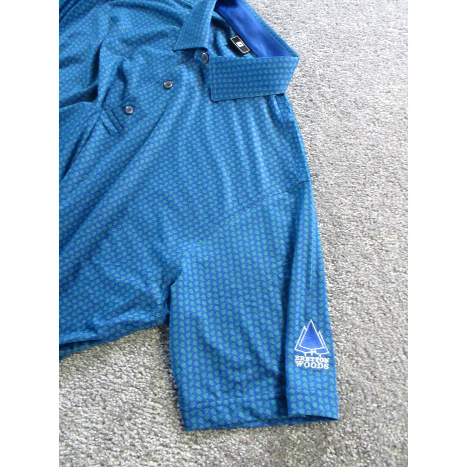 Footjoy FootJoy Polo Shirt Mens Large Blue Green Golf Logo Shirt Size US L / EU 52-54 / 3 - 3 Thumbnail