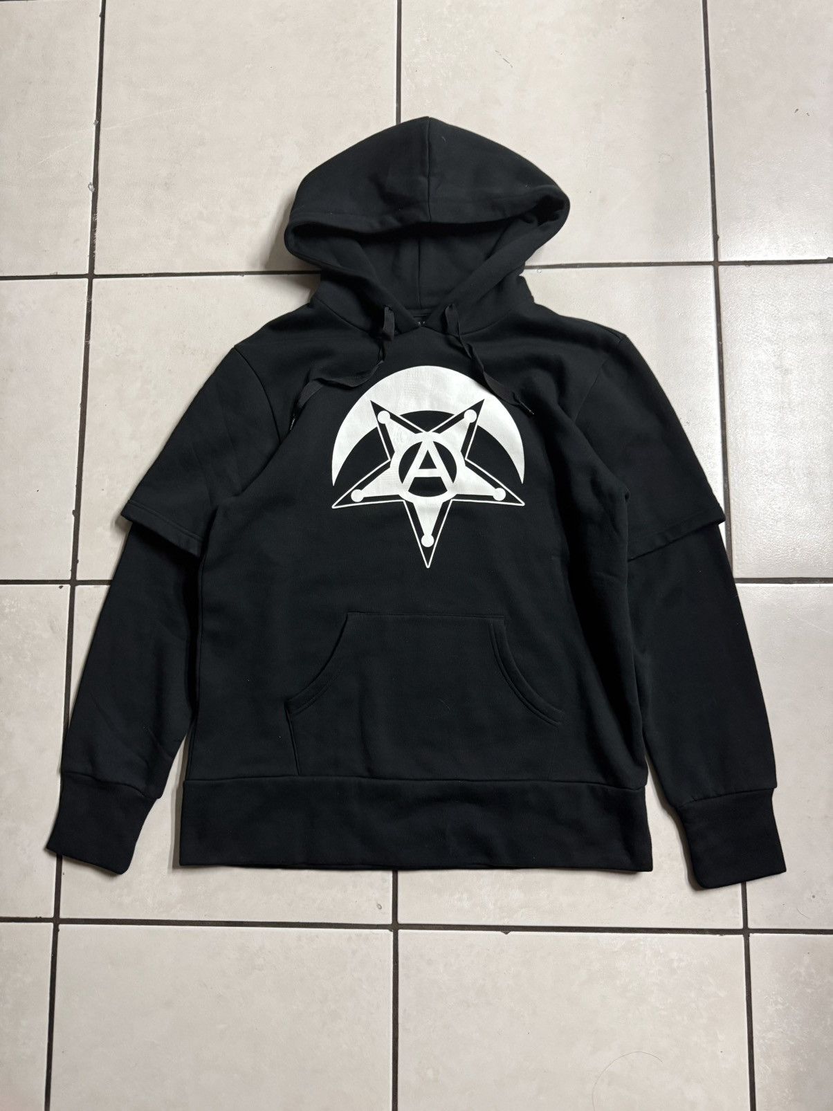 Midnight Studios x Black Scale Layered Hoodie