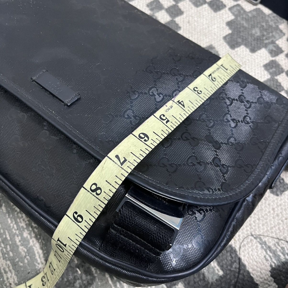 Gucci Gucci Messenger GG Supreme Lona Bandolera Hombre Black Size ONE SIZE - 11 Thumbnail
