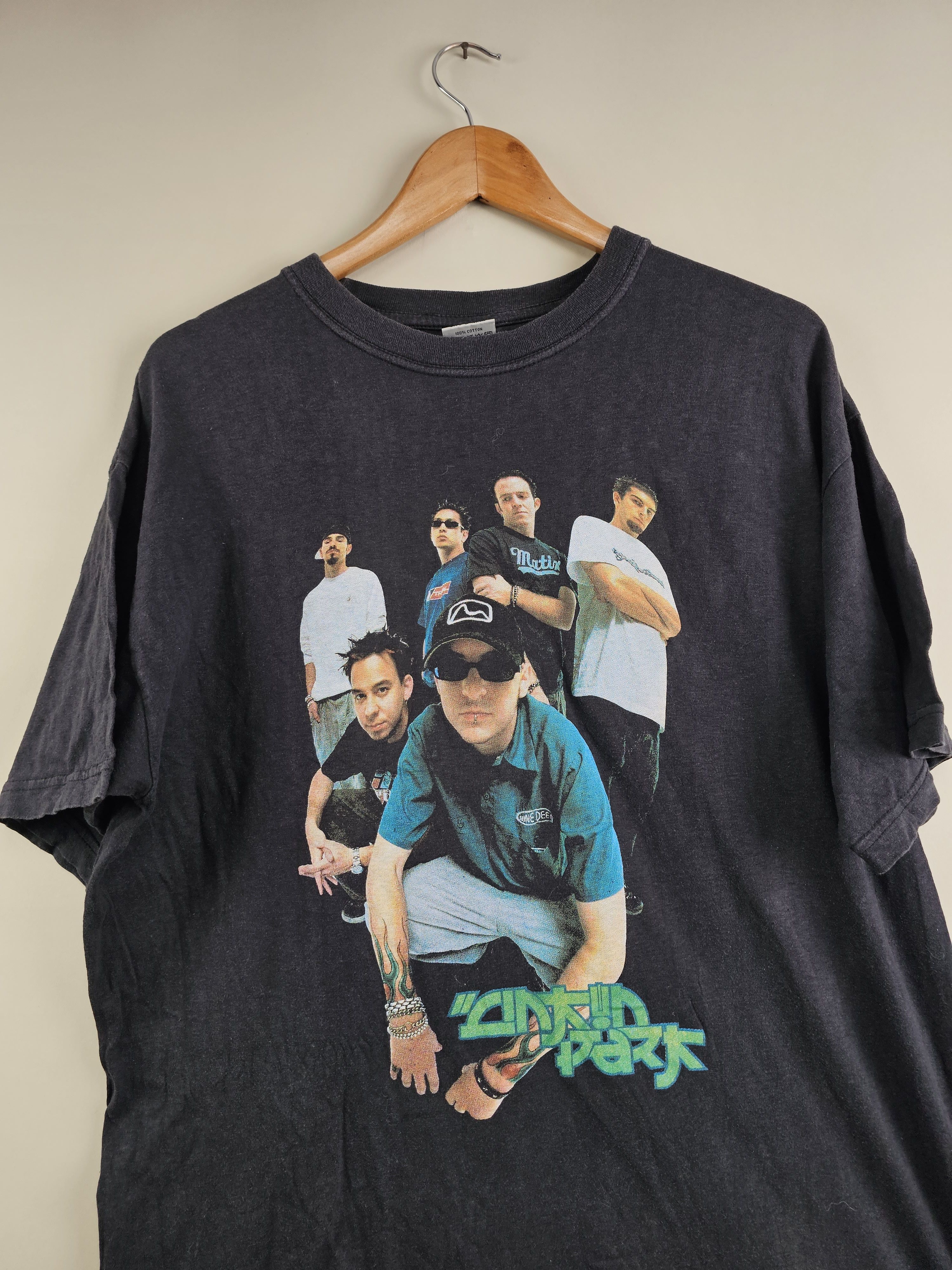 Band Tees × Vintage 90s Linkin Park Raptee XL 23" 29" Size US XL / EU 56 / 4 - 2 Thumbnail