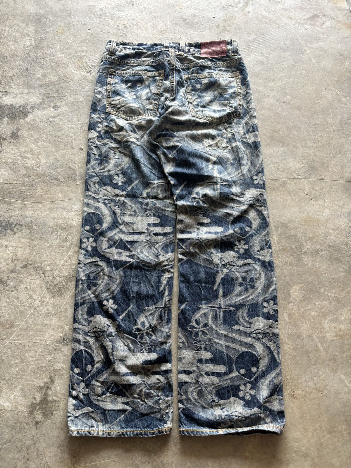 Japanese Brand SUPER RARE EVANGELION X NISHIKI JEANS ALL OVER EMBROIDERY Size US 32 / EU 48 - 15 Thumbnail